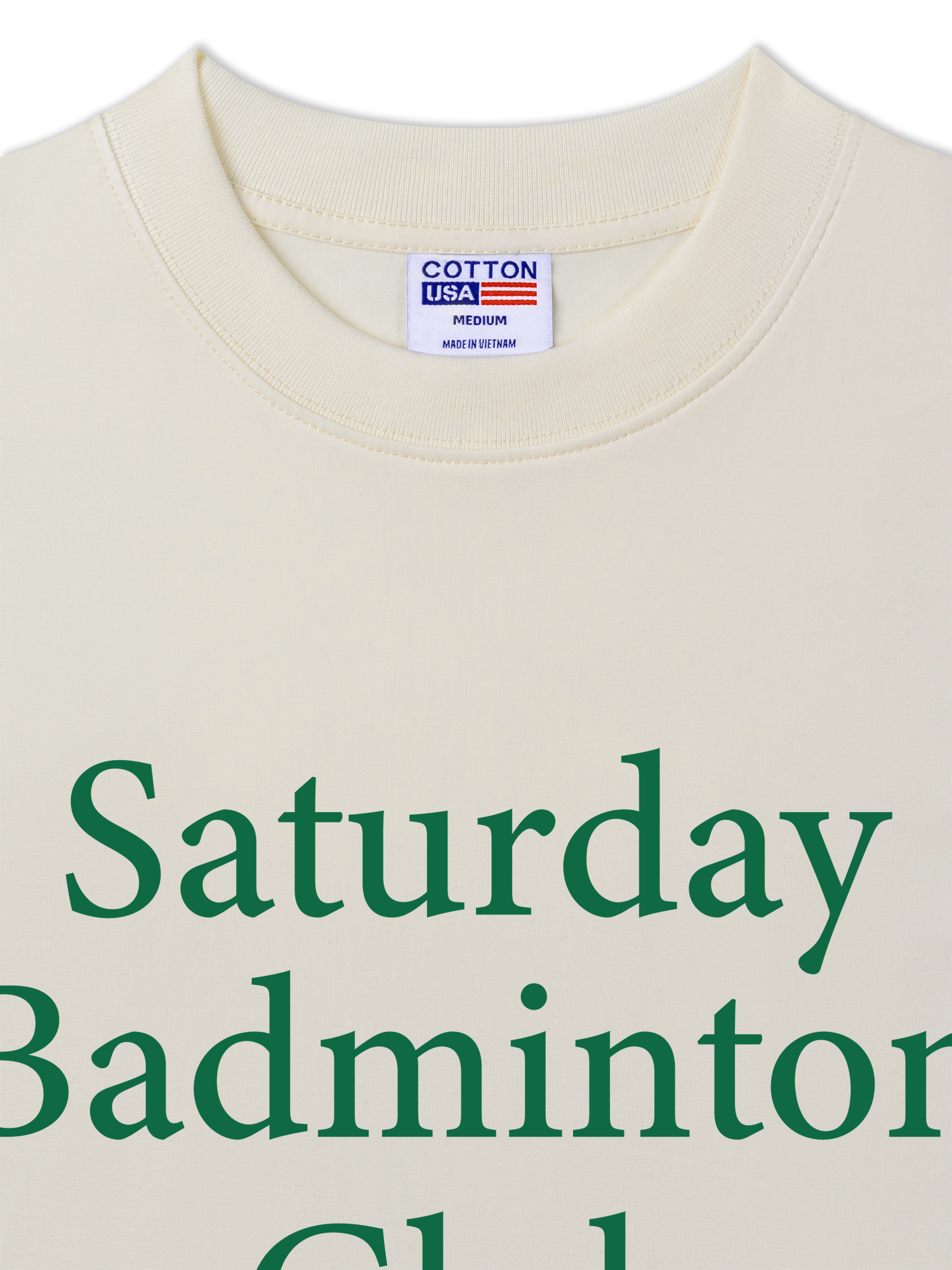 Áo Thun Relaxed Fit Saturday Badminton Club