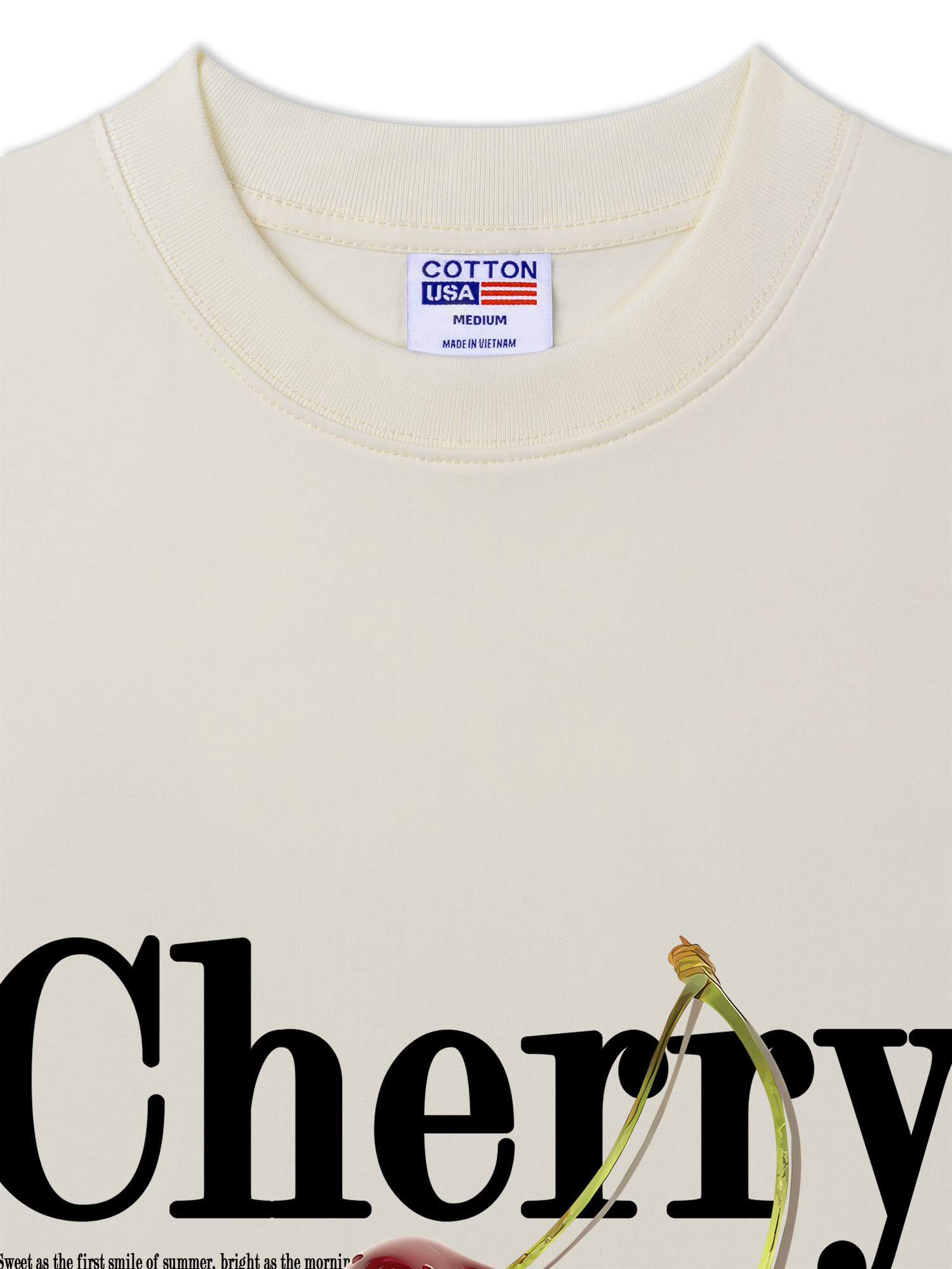 Áo Thun Relaxed Fit Cherry Fresh