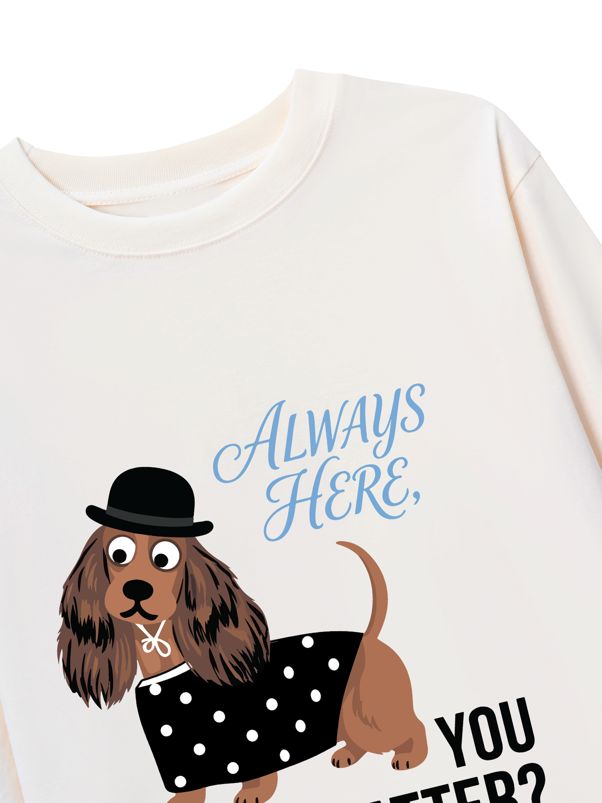 Áo Thun Dài Tay Dotty Mood Polka Dot Puppy Classic