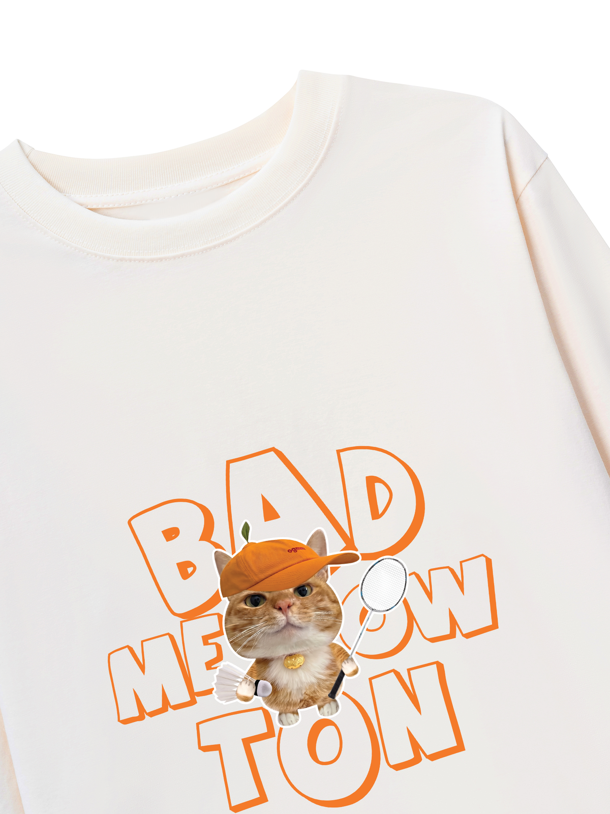 Áo Thun Dài Tay Badminton Cute Cat