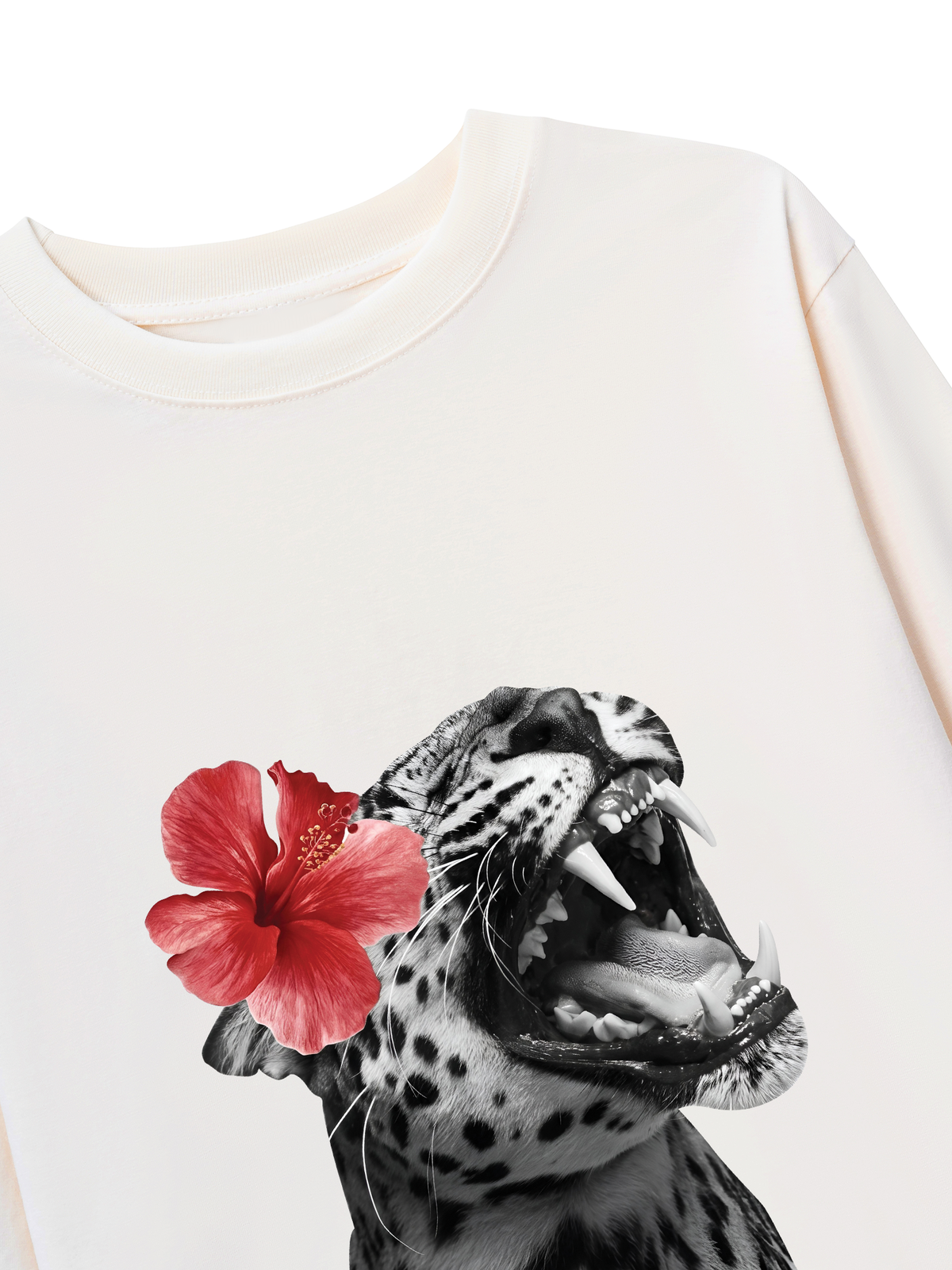 Áo Thun Dài Tay Urban Leopard Roar Flower