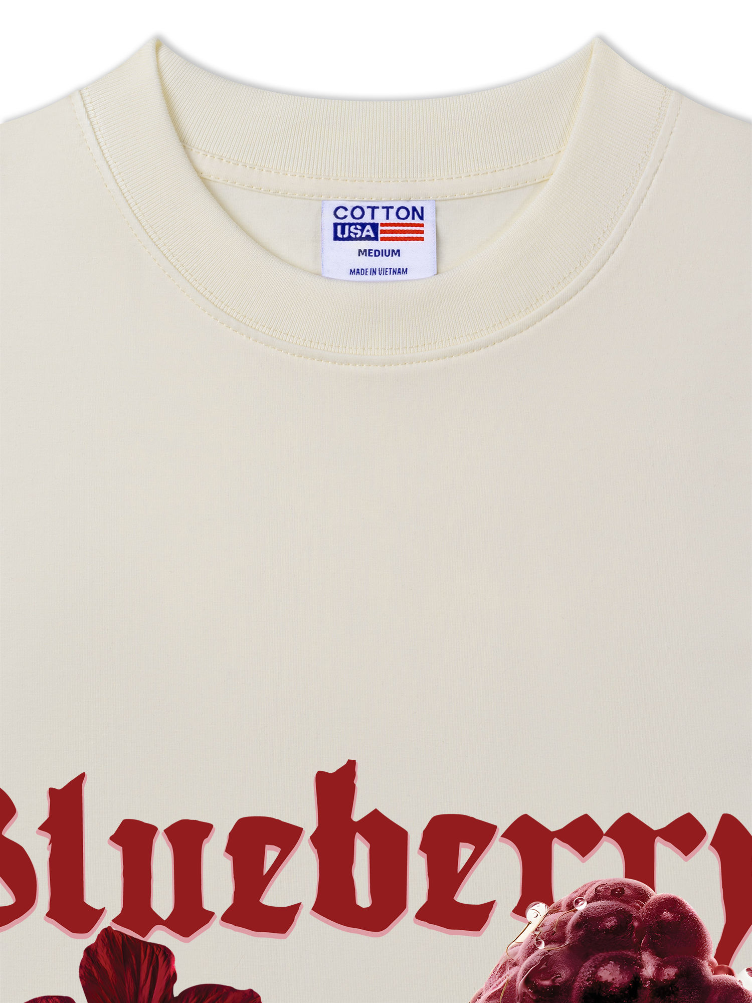 Áo Thun Relaxed Fit Tropical Blue Berry