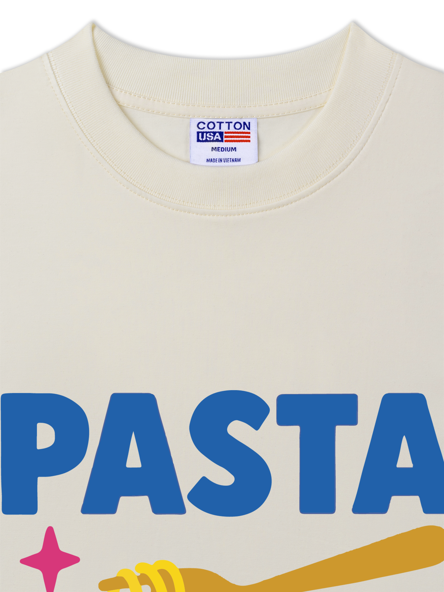 Áo Thun Relaxed Fit Yummy Mood Pasta