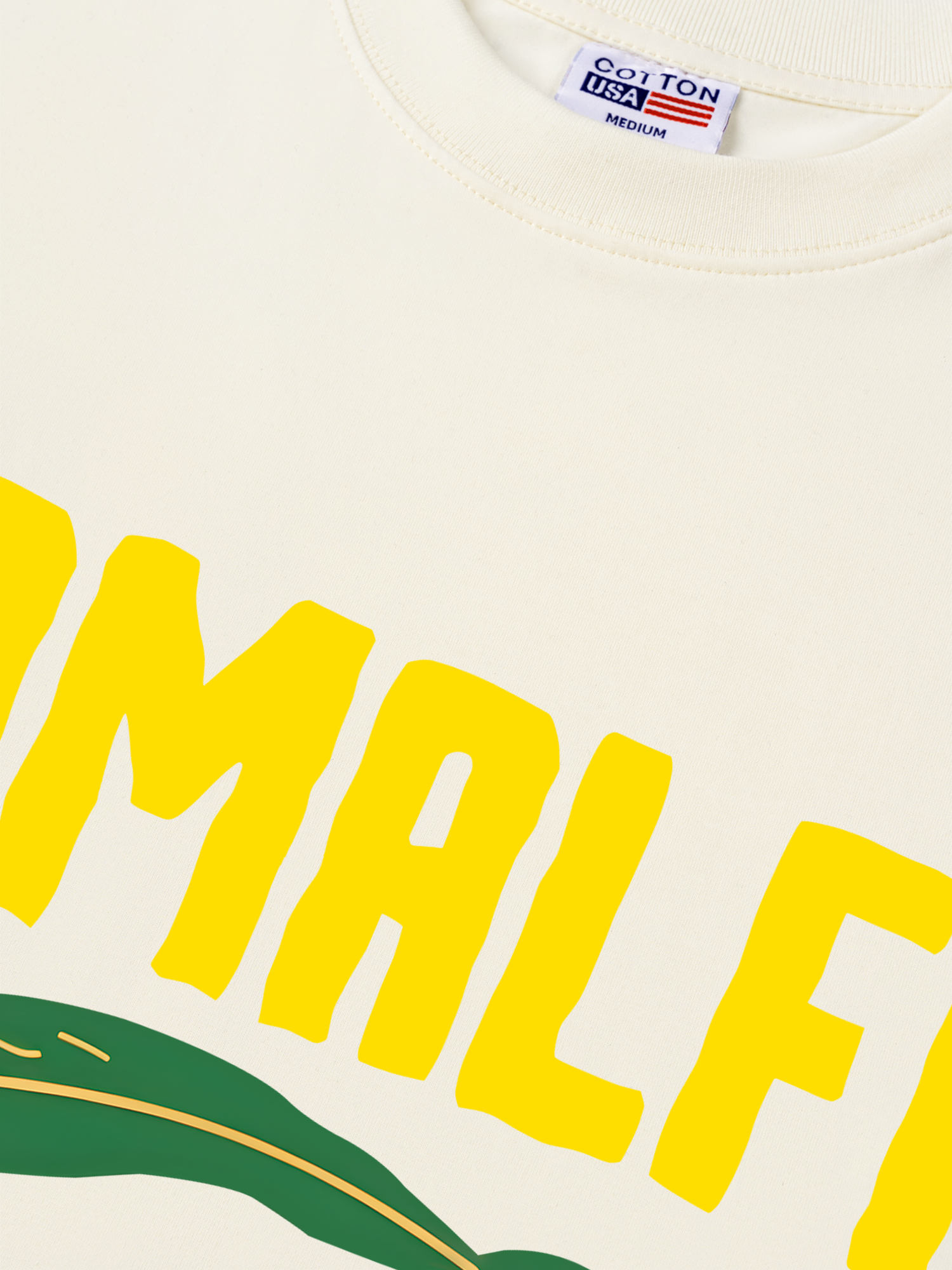 Áo Thun Relaxed Fit Tropical Amafi Lemon