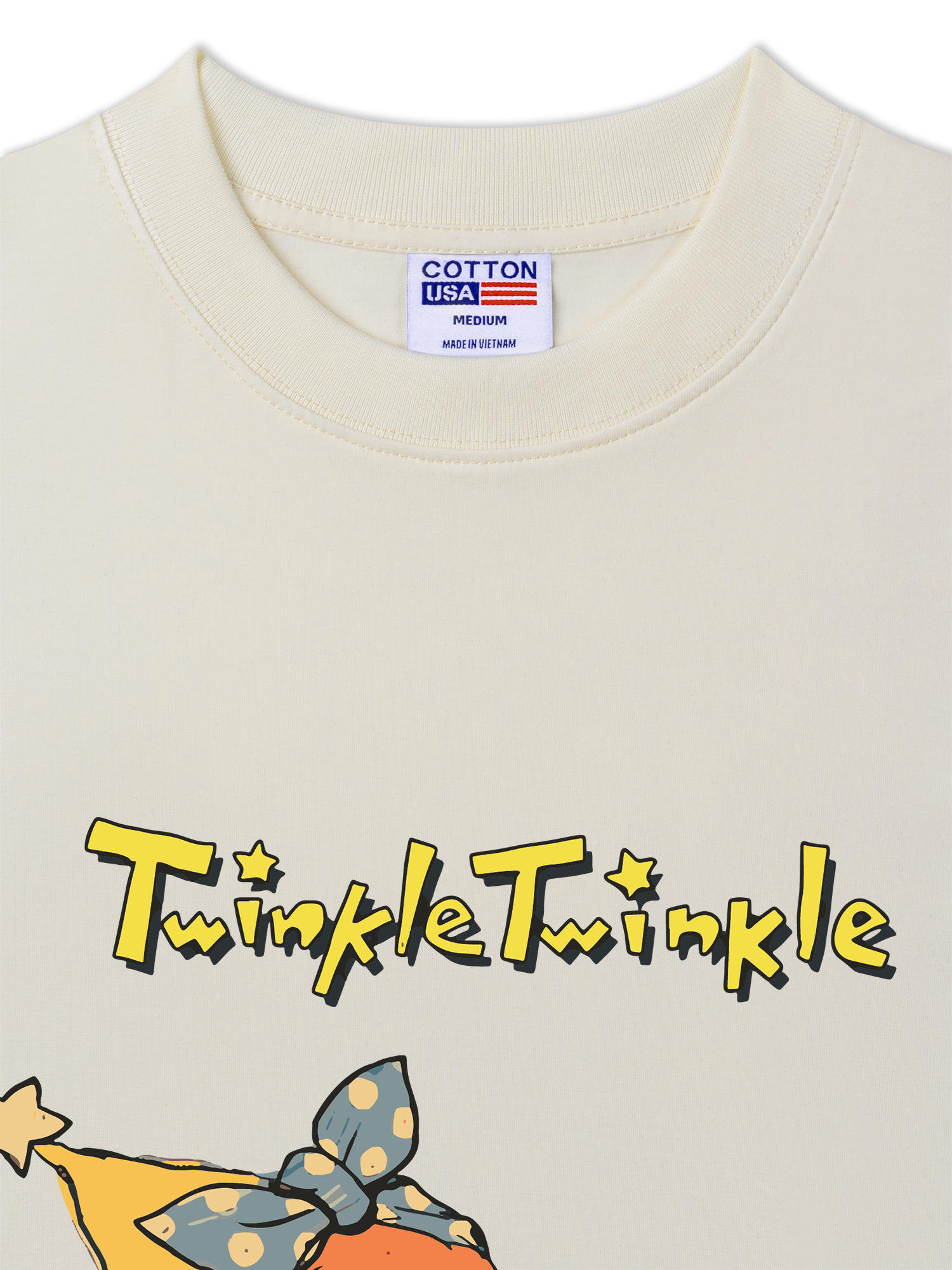 Áo Thun Relaxed Fit Soft Paw Twinkle Twinkle