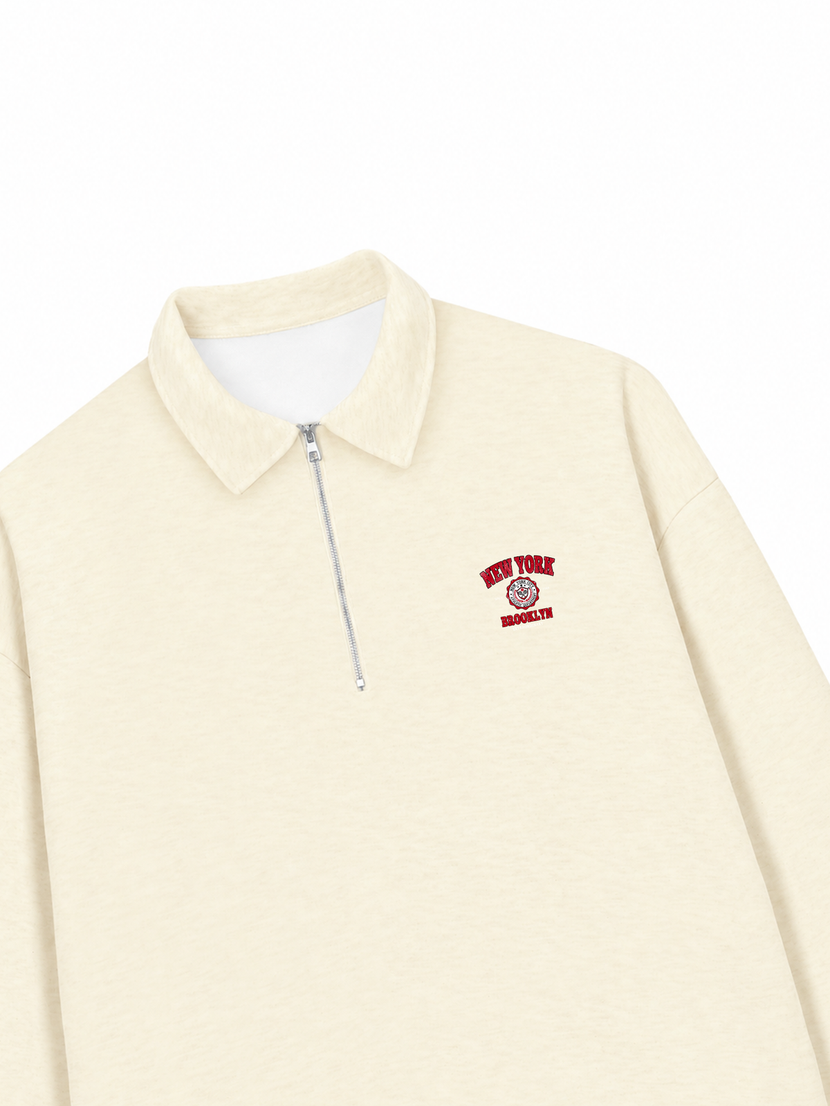 Áo Sweater Polo Nỉ Hai Da New York Brooklyn