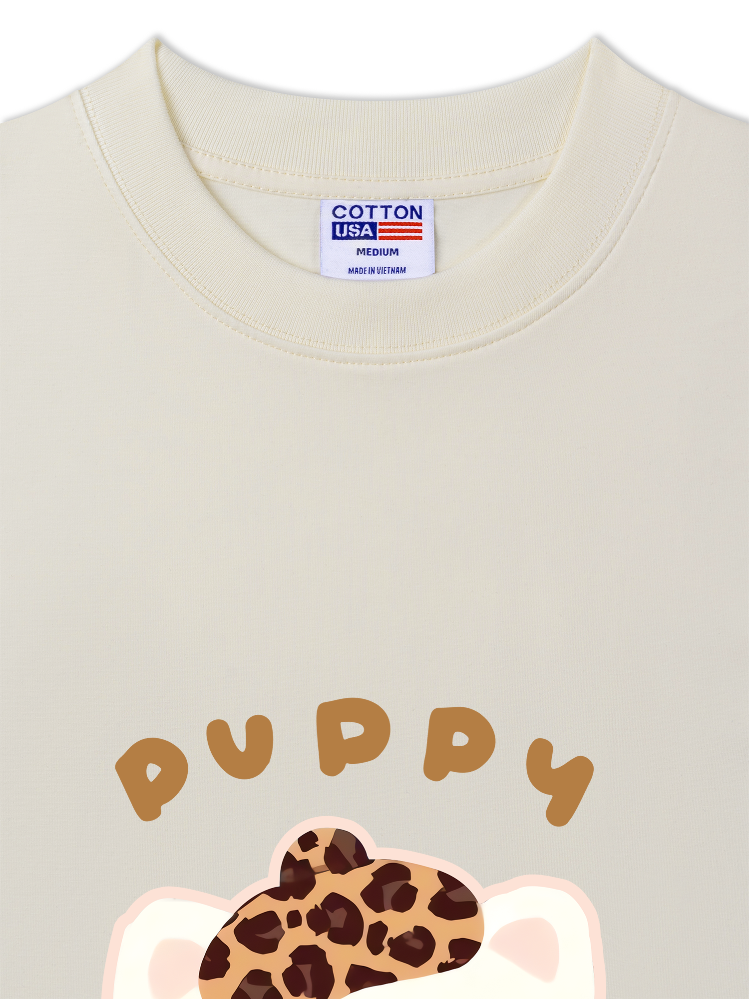 Áo Thun Relaxed Fit Soft Paw Leopard Puppy