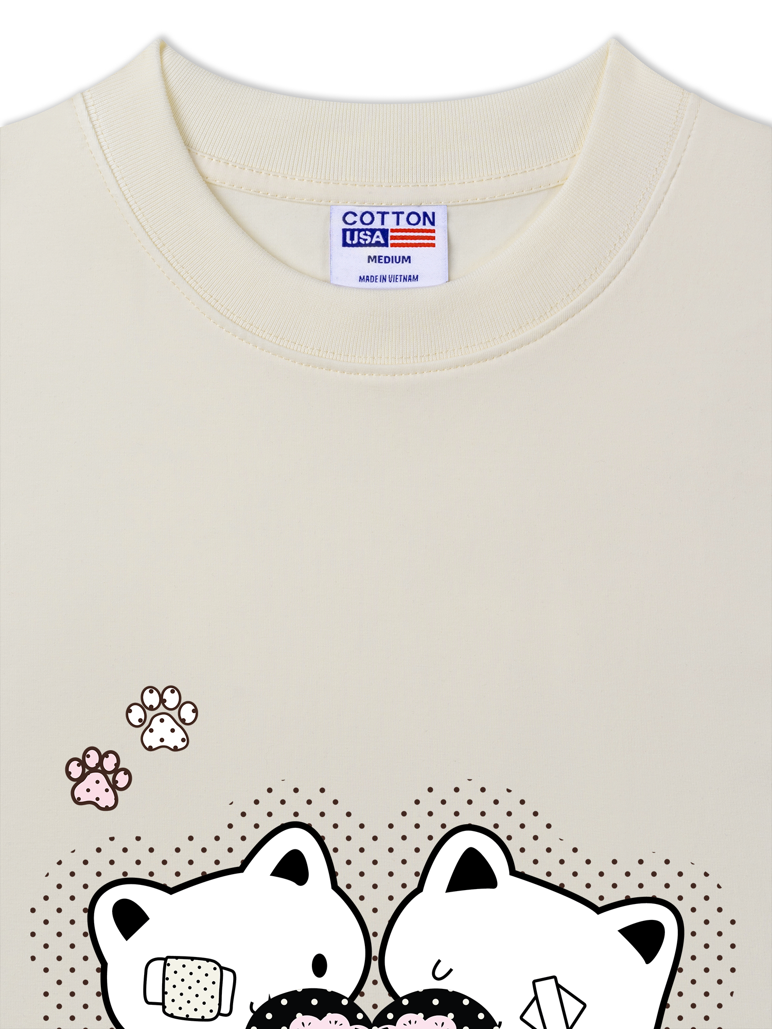 Áo Thun Relaxed Fit Dotty Mood Starlight Kitty Care PT0090PT