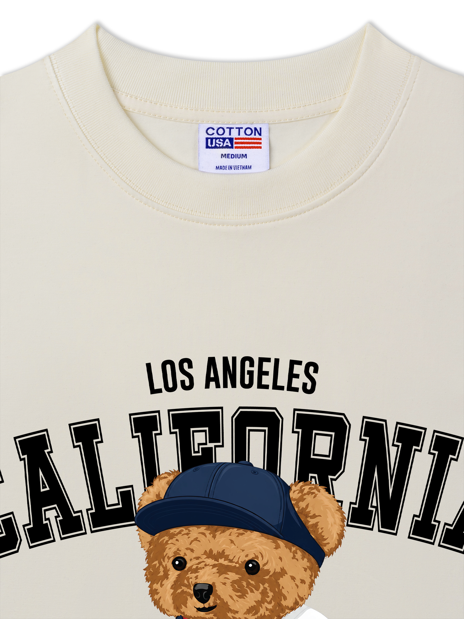 Áo Thun Relaxed Fit Bear Town California