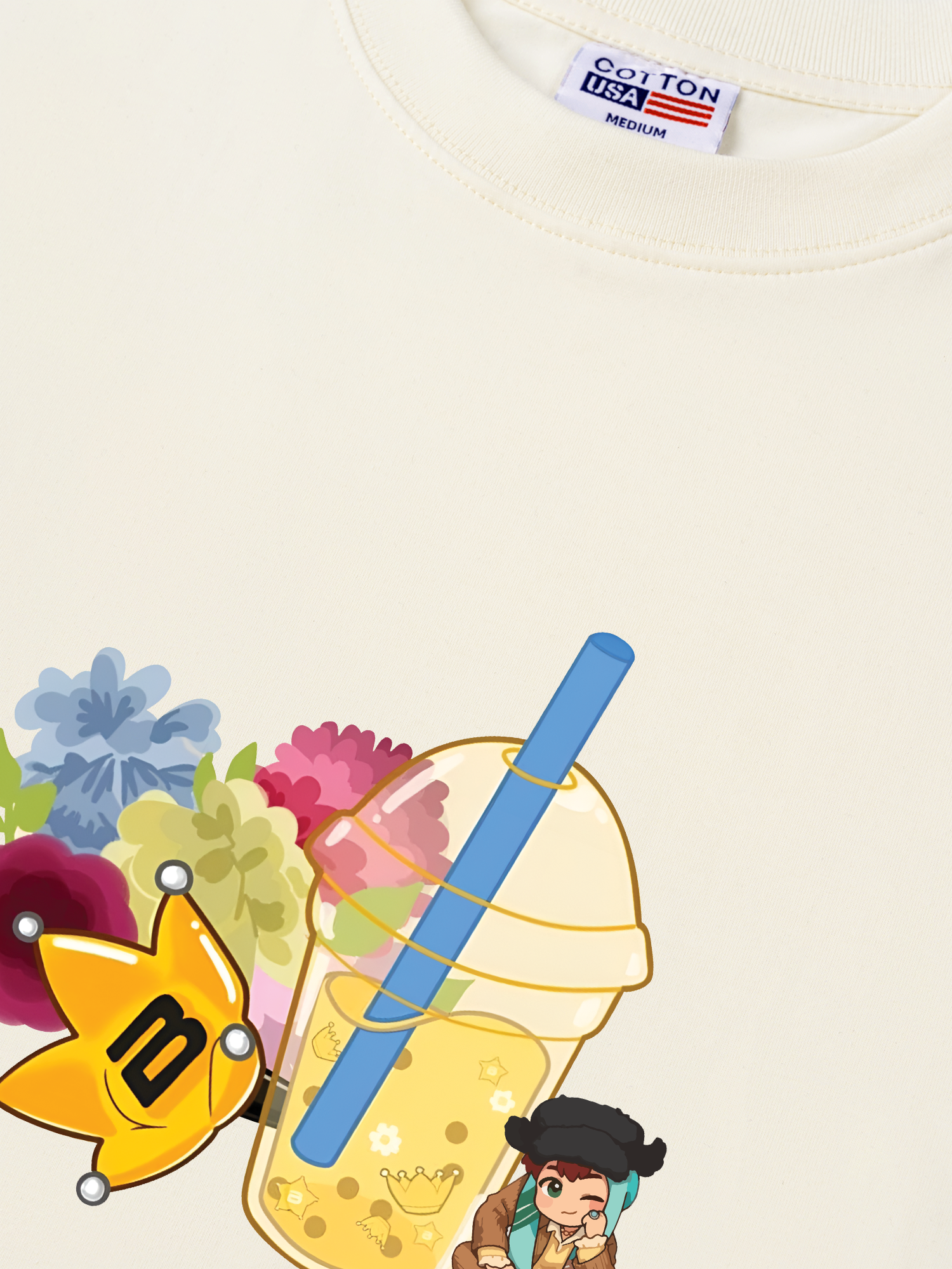Áo Thun Relaxed Fit Idol G-Dragon Fan Art Oversized Tee