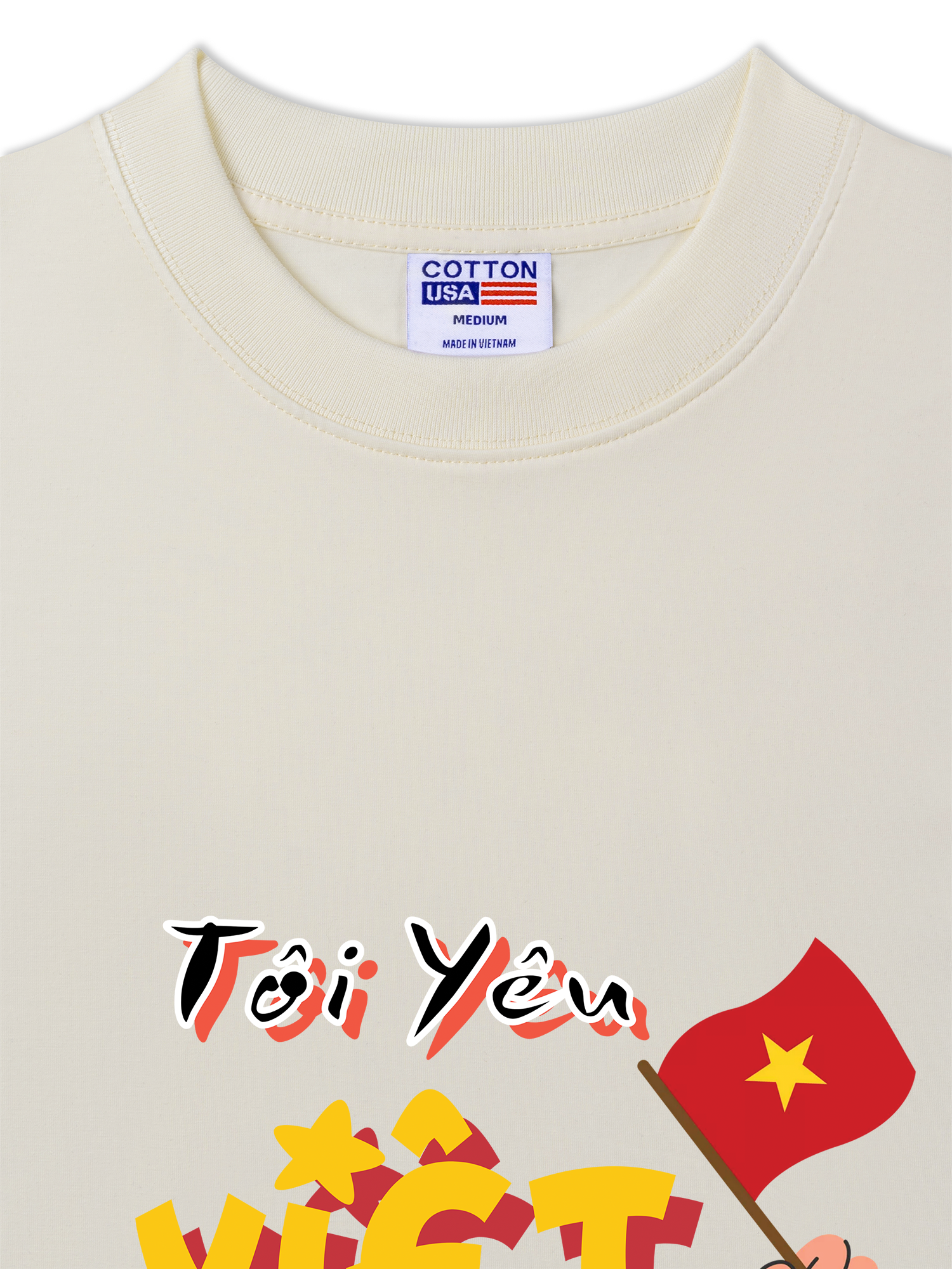Áo Thun Relaxed Fit Việt Nam Tôi Yêu Việt Nam