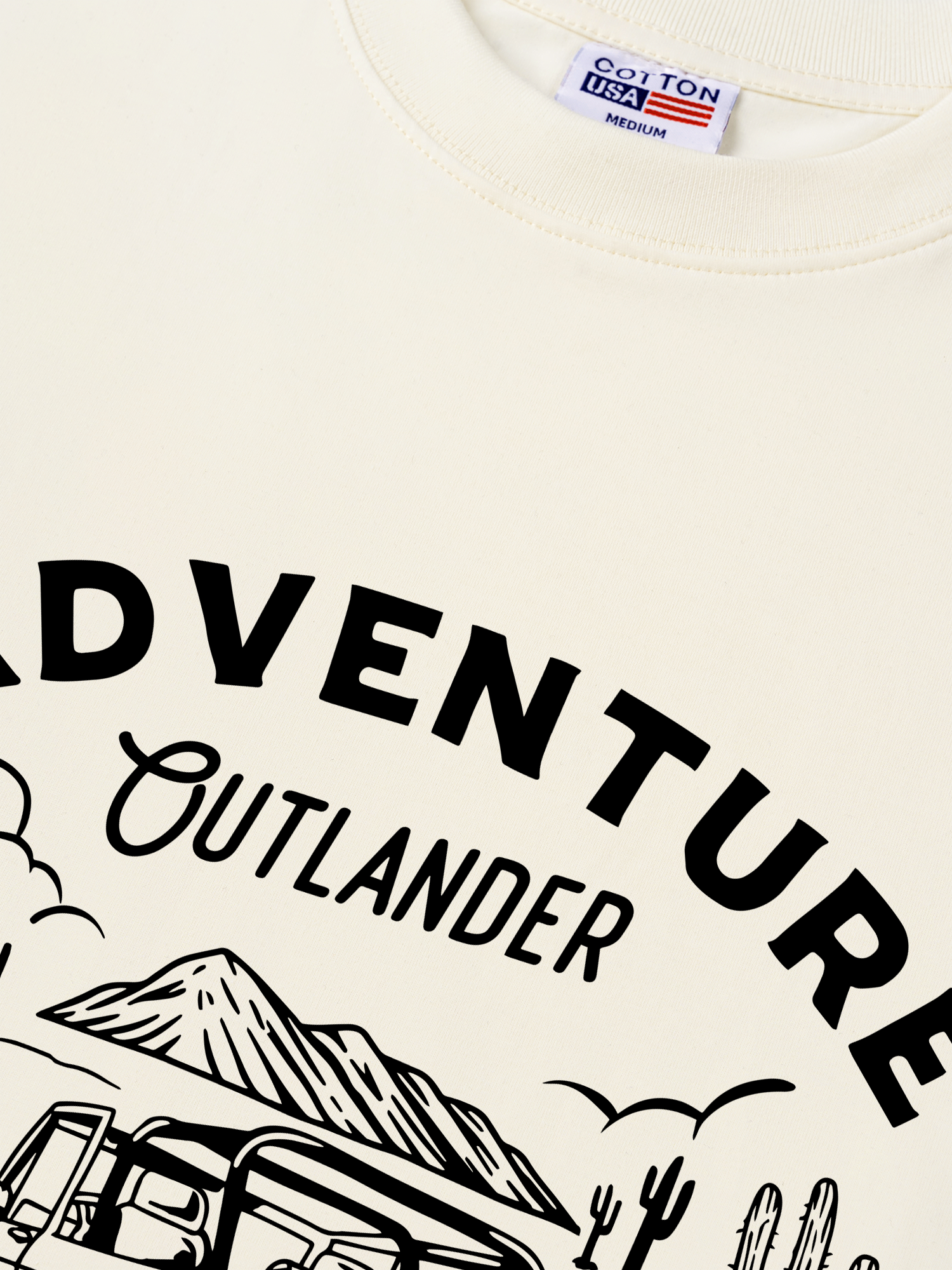 Áo Thun Relaxed Fit Adventure Cutlander Wild Explored