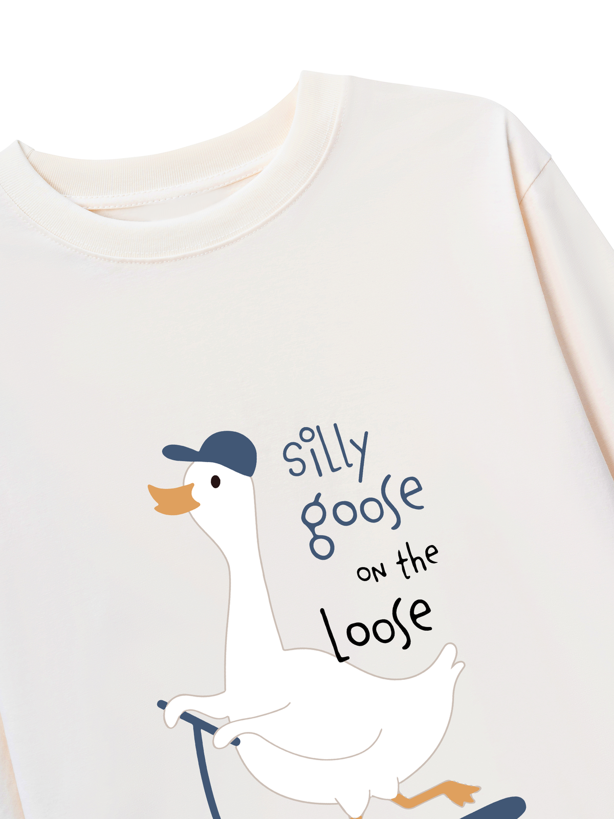 Áo Thun Dài Tay Farm Silly Goose On The Loose