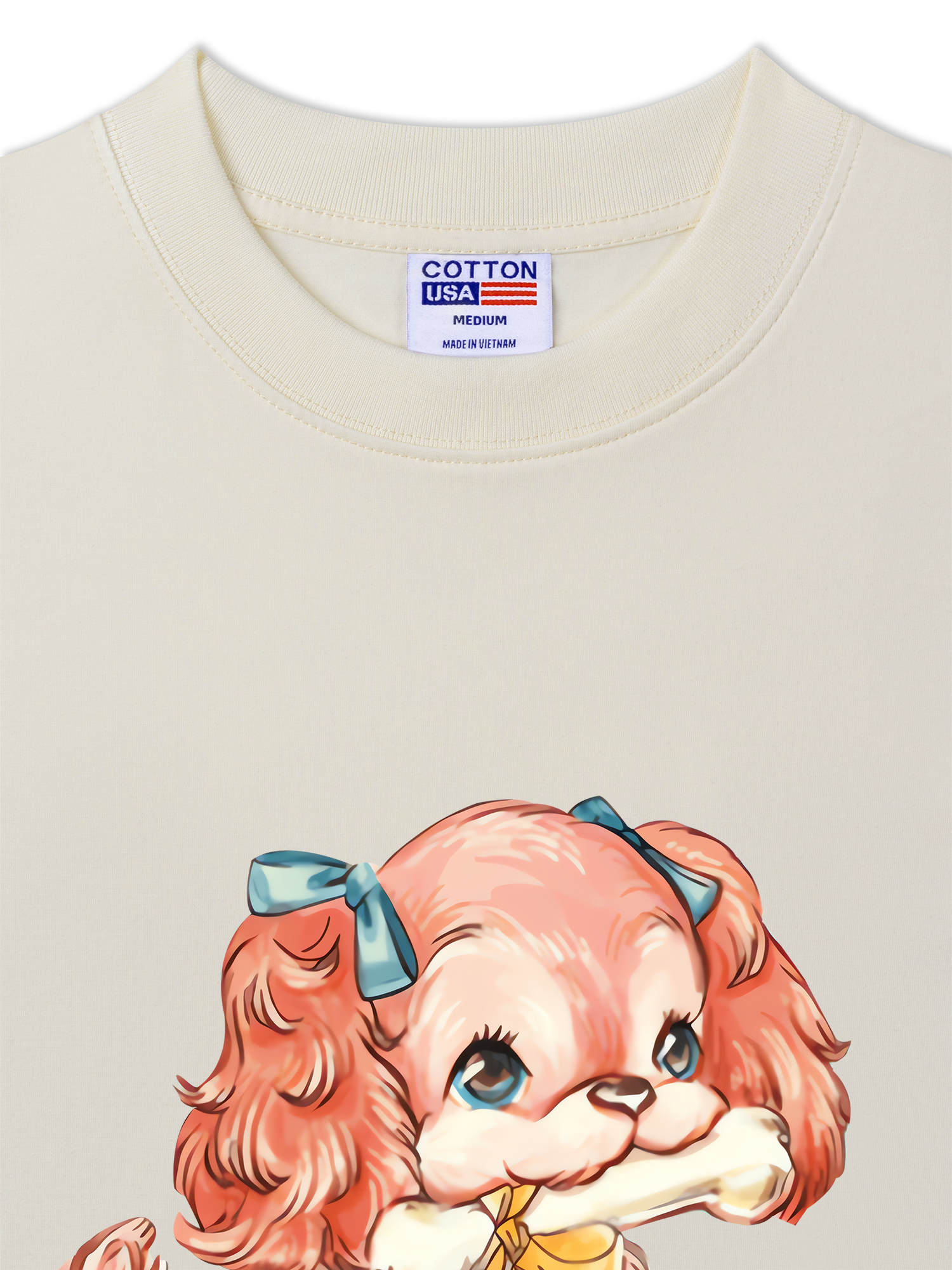 Áo Thun Relaxed Fit Soft Paw Sugar Dog