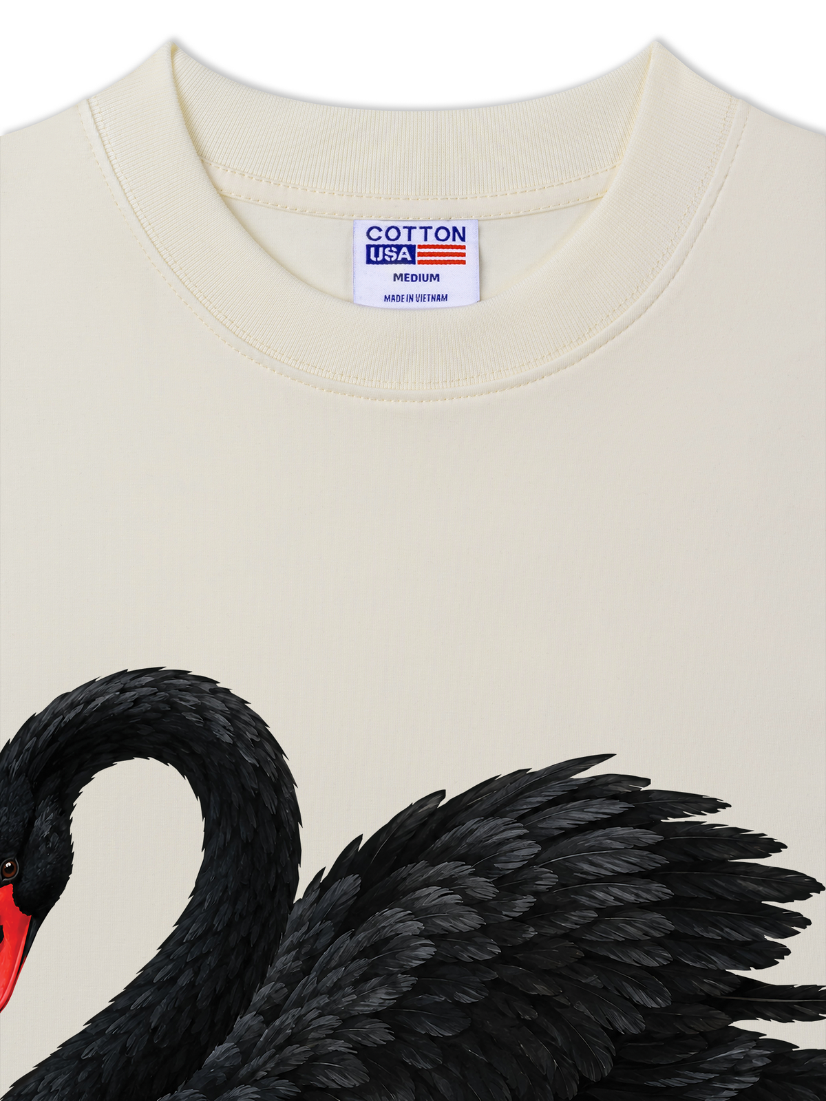 Áo Thun Relaxed Fit Black Swan