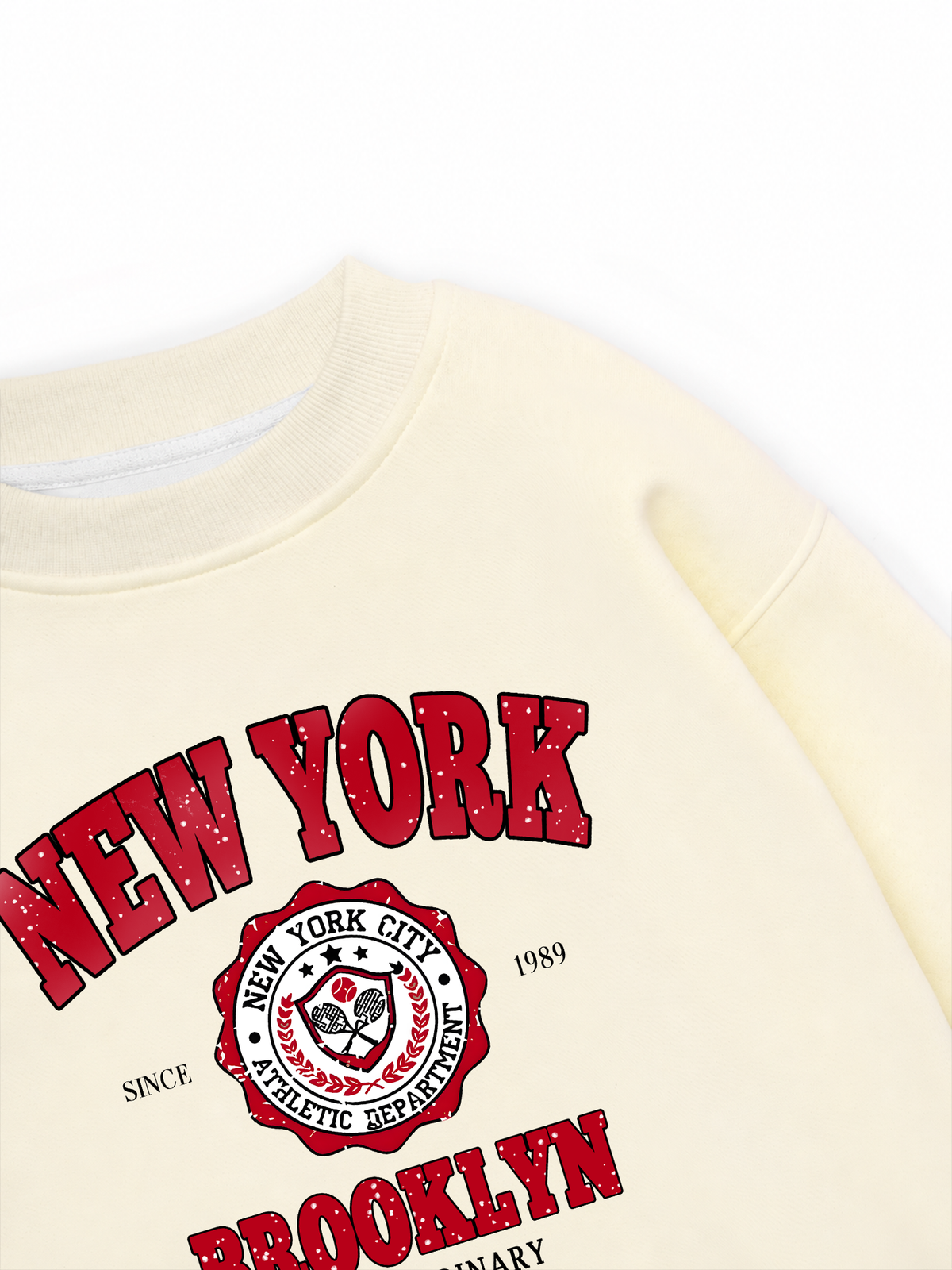 Áo Sweater Nỉ Hai Da Brooklyn