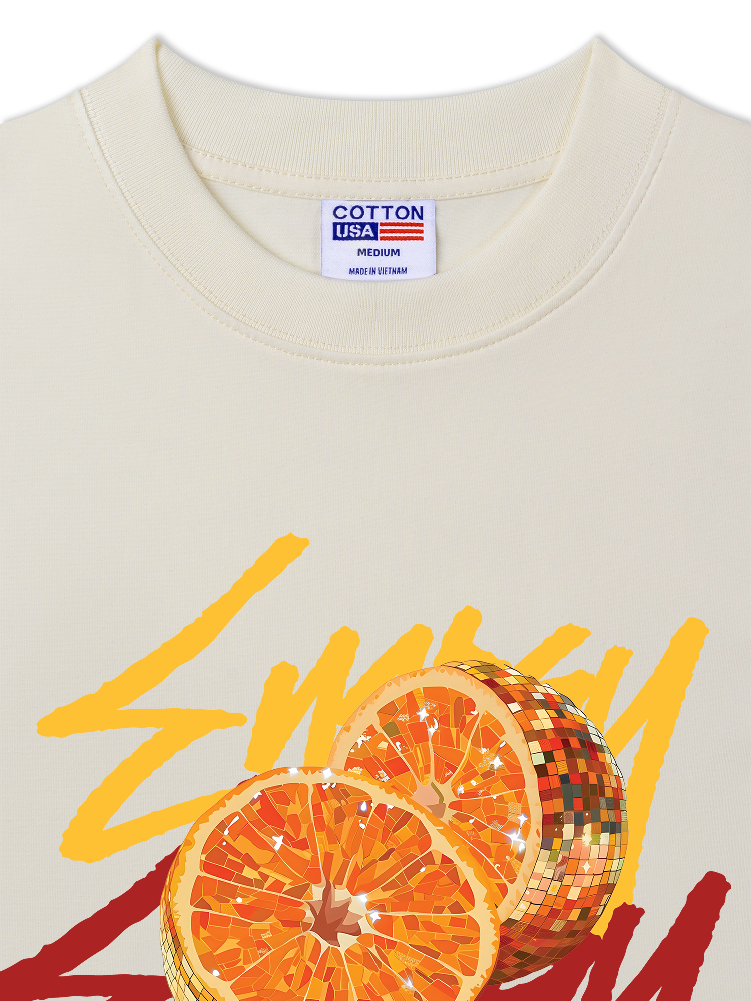 Áo Thun Relaxed Fit Energy Tangerine Dream