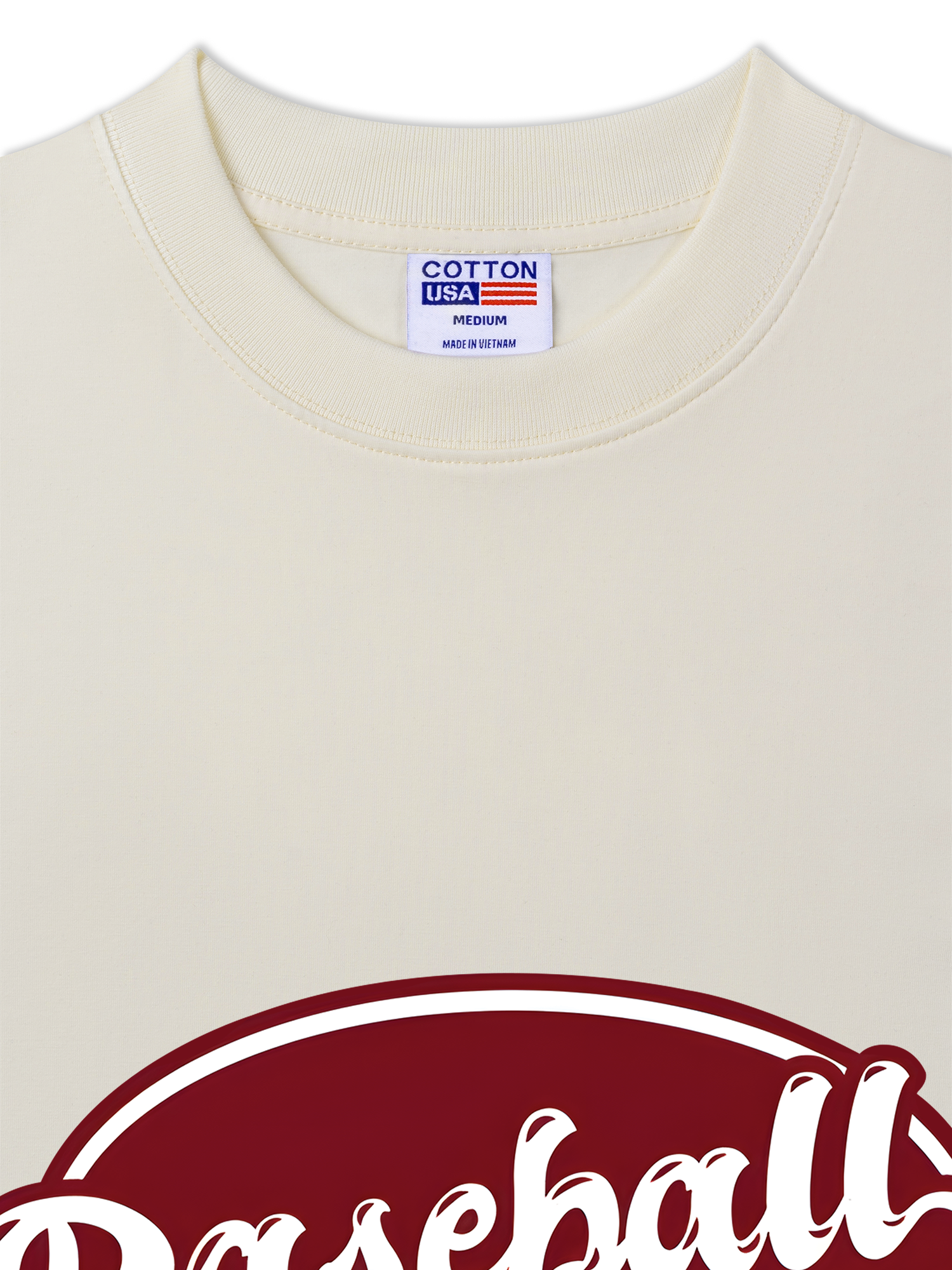 Áo Thun Relaxed Fit Baseball Retro