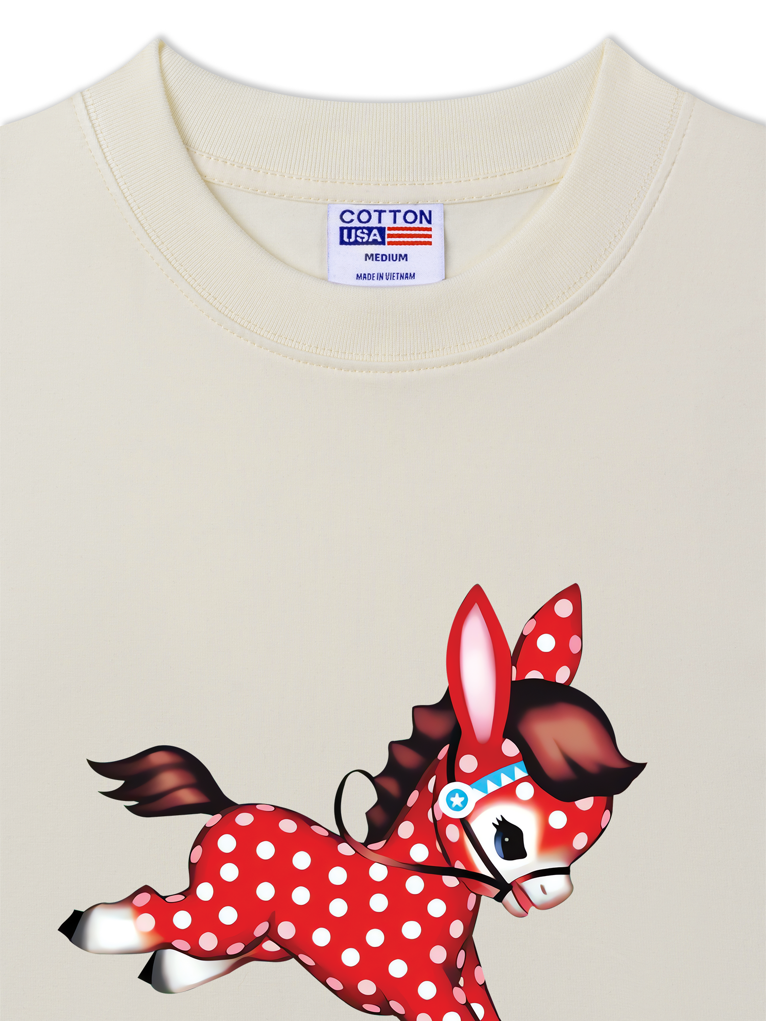 Áo Thun Relaxed Fit Dots Horse