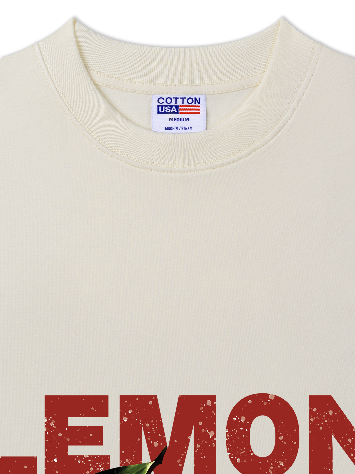 Áo Thun Relaxed Fit Tropical Lemon Orrganic