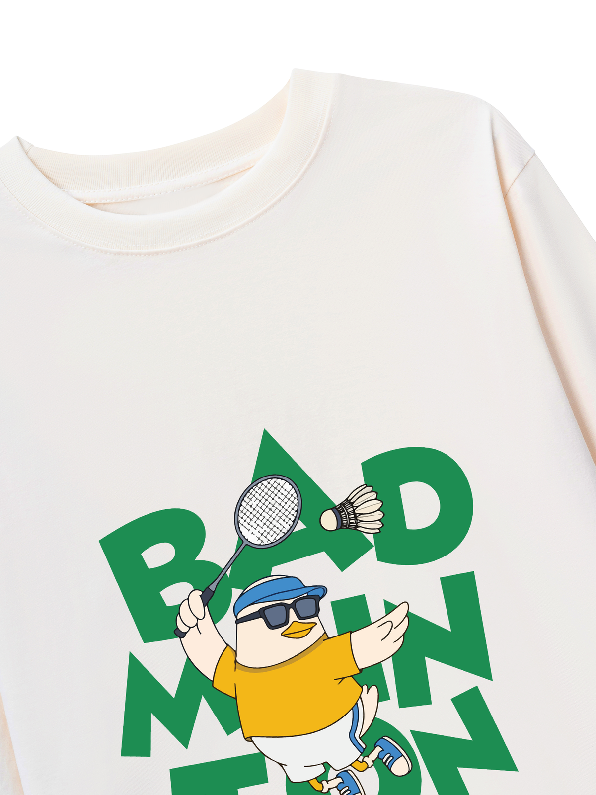 Áo Thun Dài Tay Badminton Duck