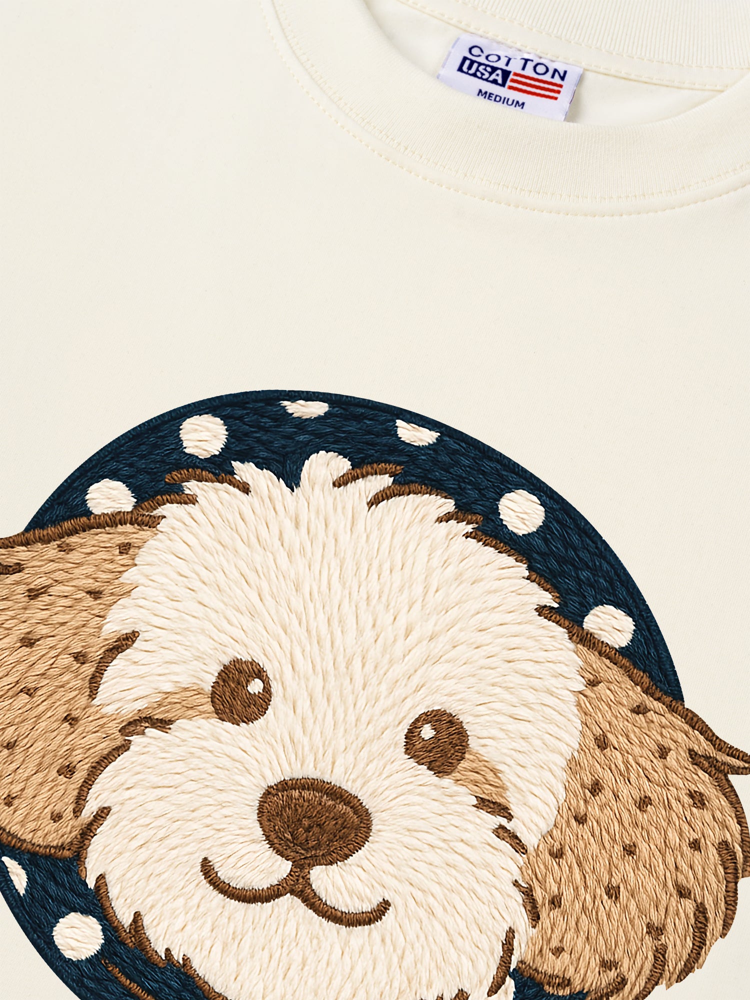 Áo Thun Relaxed Fit Winter Cute Puppy