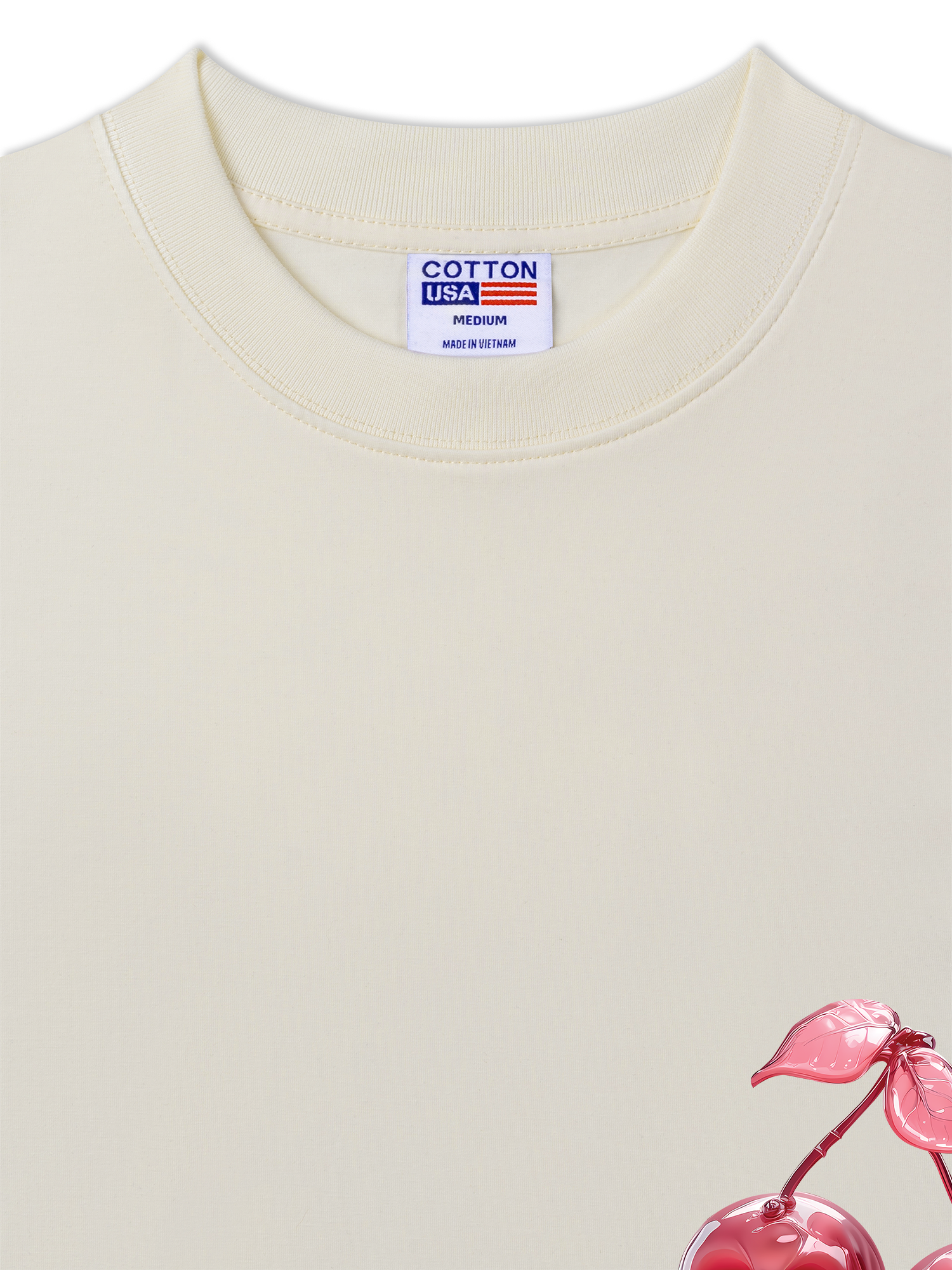 Áo Thun Relaxed Fit Cherry Skull