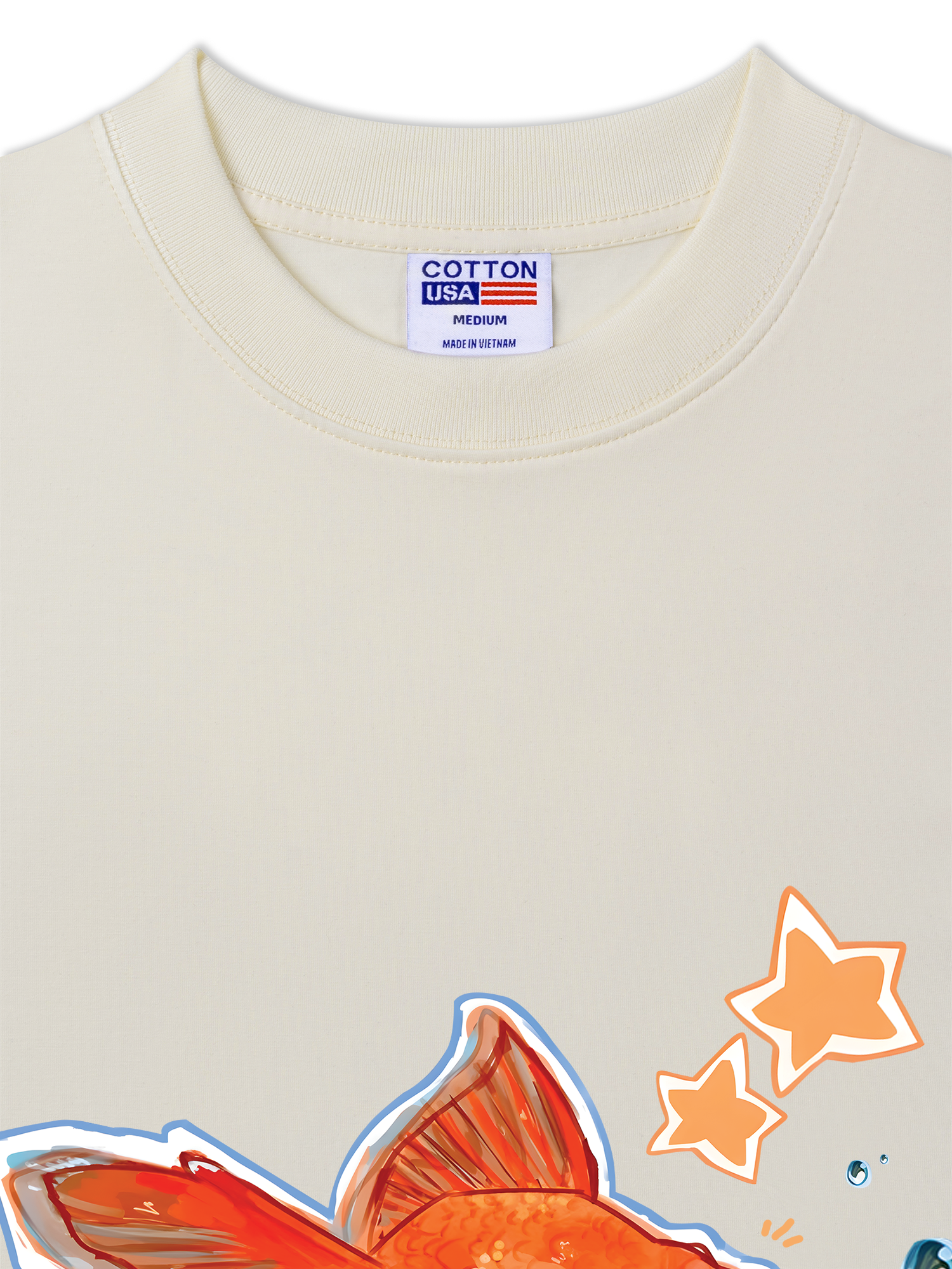 Áo Thun Relaxed Fit Tropical Goldfish