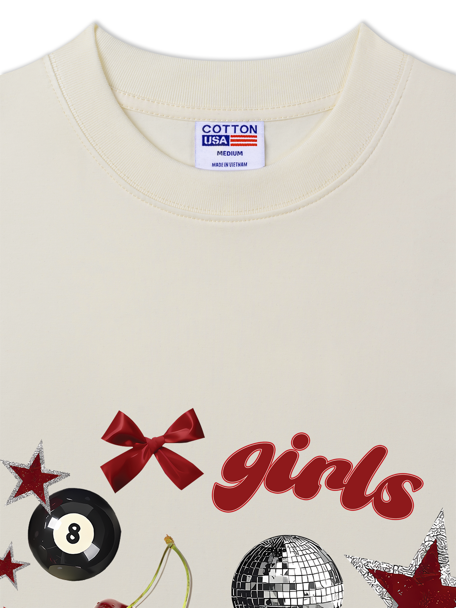 Áo Thun Relaxed Fit Cherry Girls