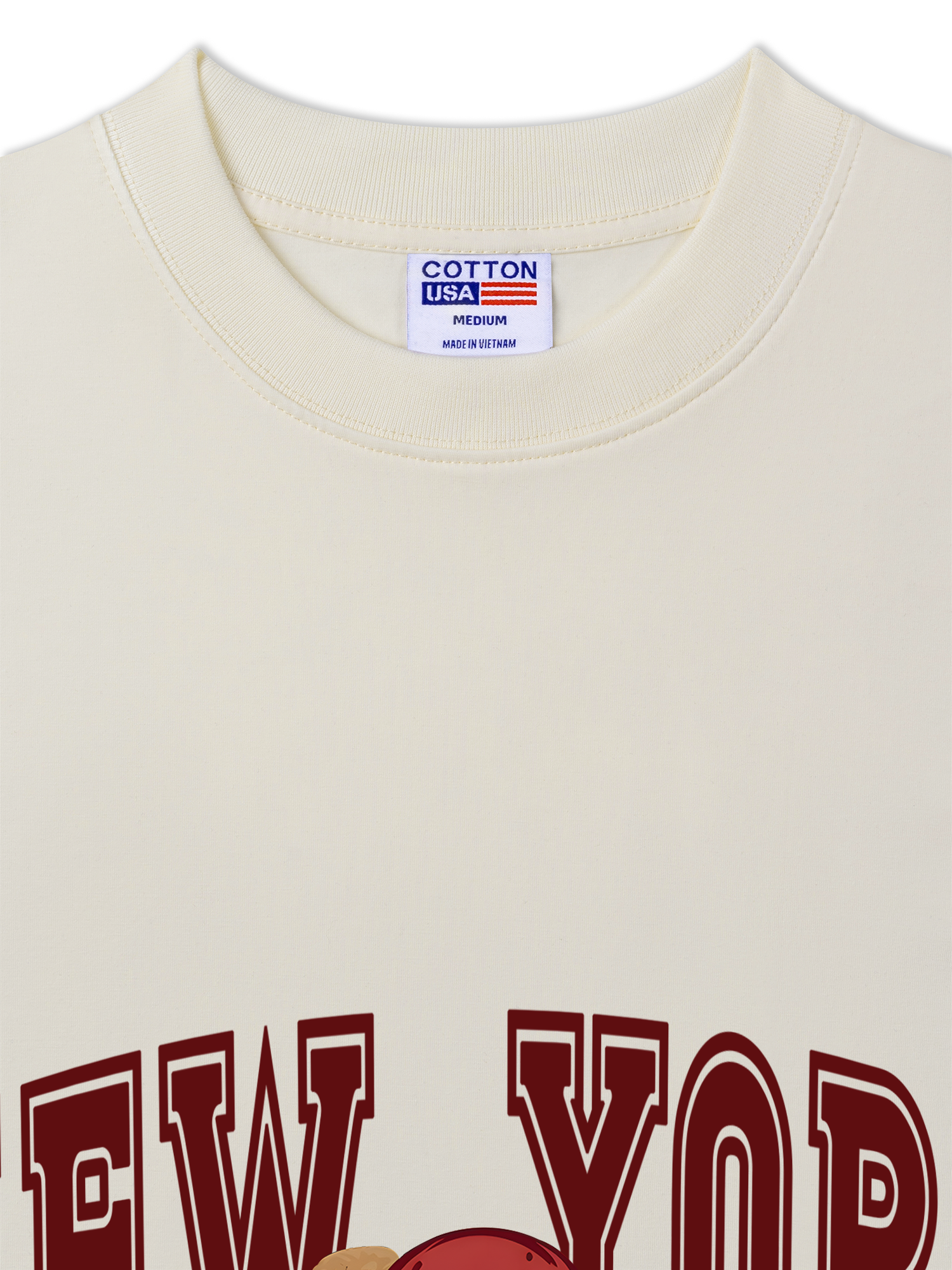 Áo Thun Relaxed Fit City New York Red Bear