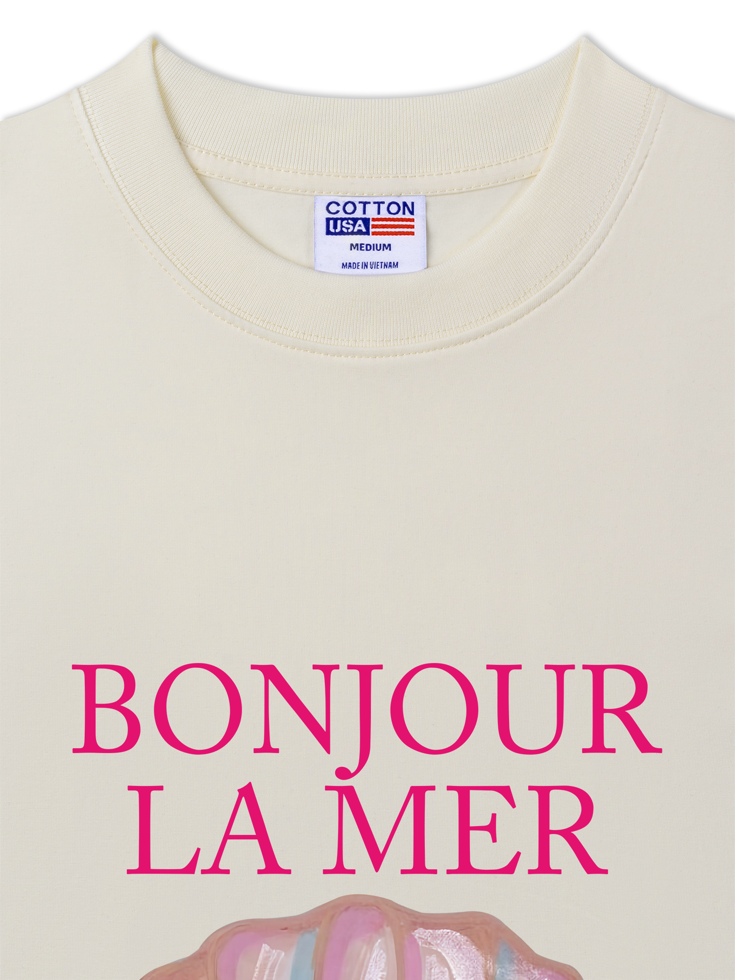 Áo Thun Relaxed Fit Bling Bonjour Lamer