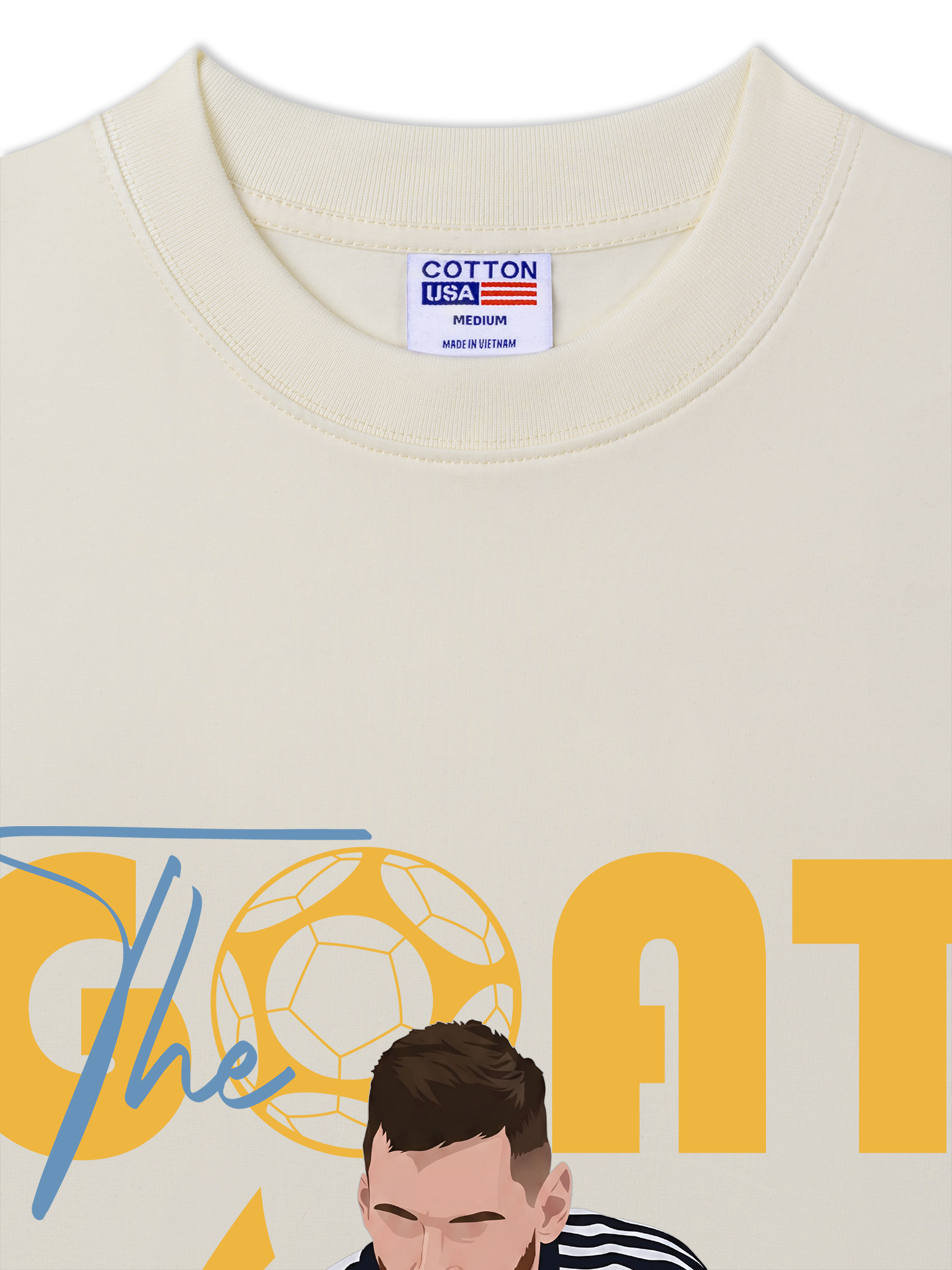Áo Thun Relaxed Fit Soccer The Goat No 1
