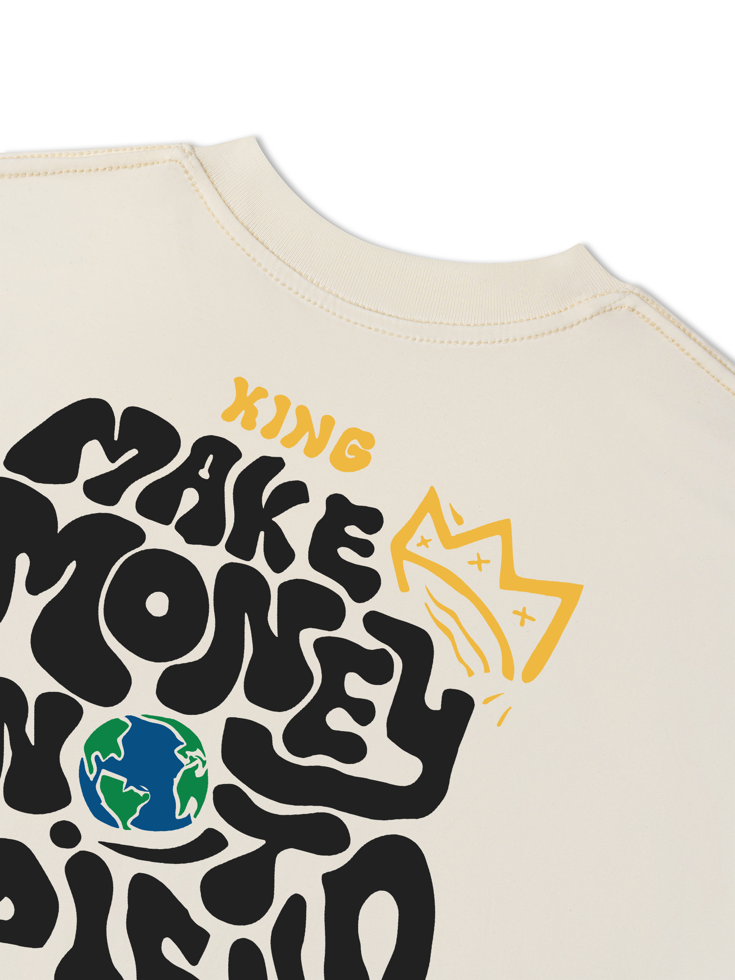 Áo Thun Relaxed Fit Money King Make Not Friend