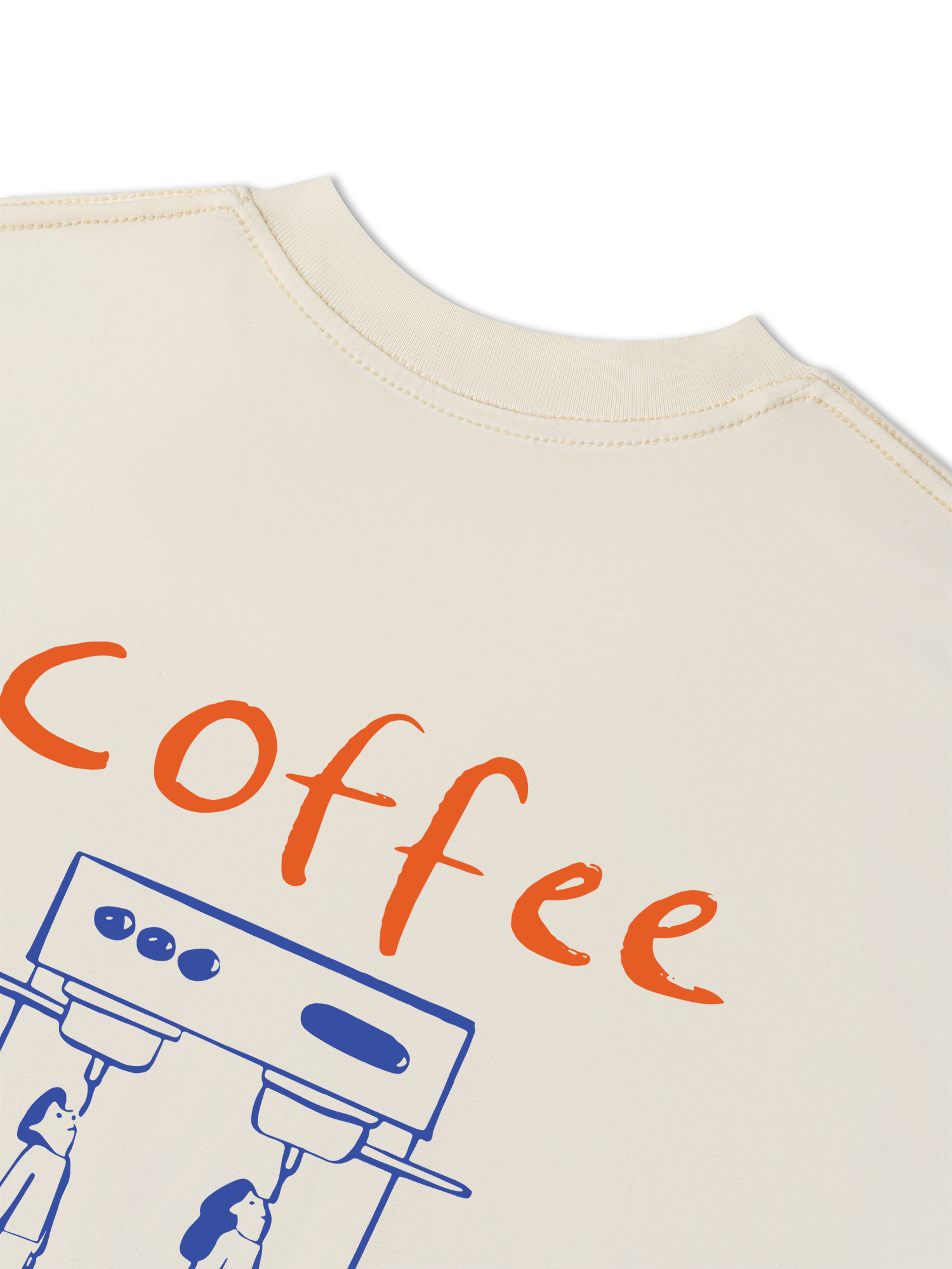 Áo Thun Relaxed Fit Daily Cup Coffee Please