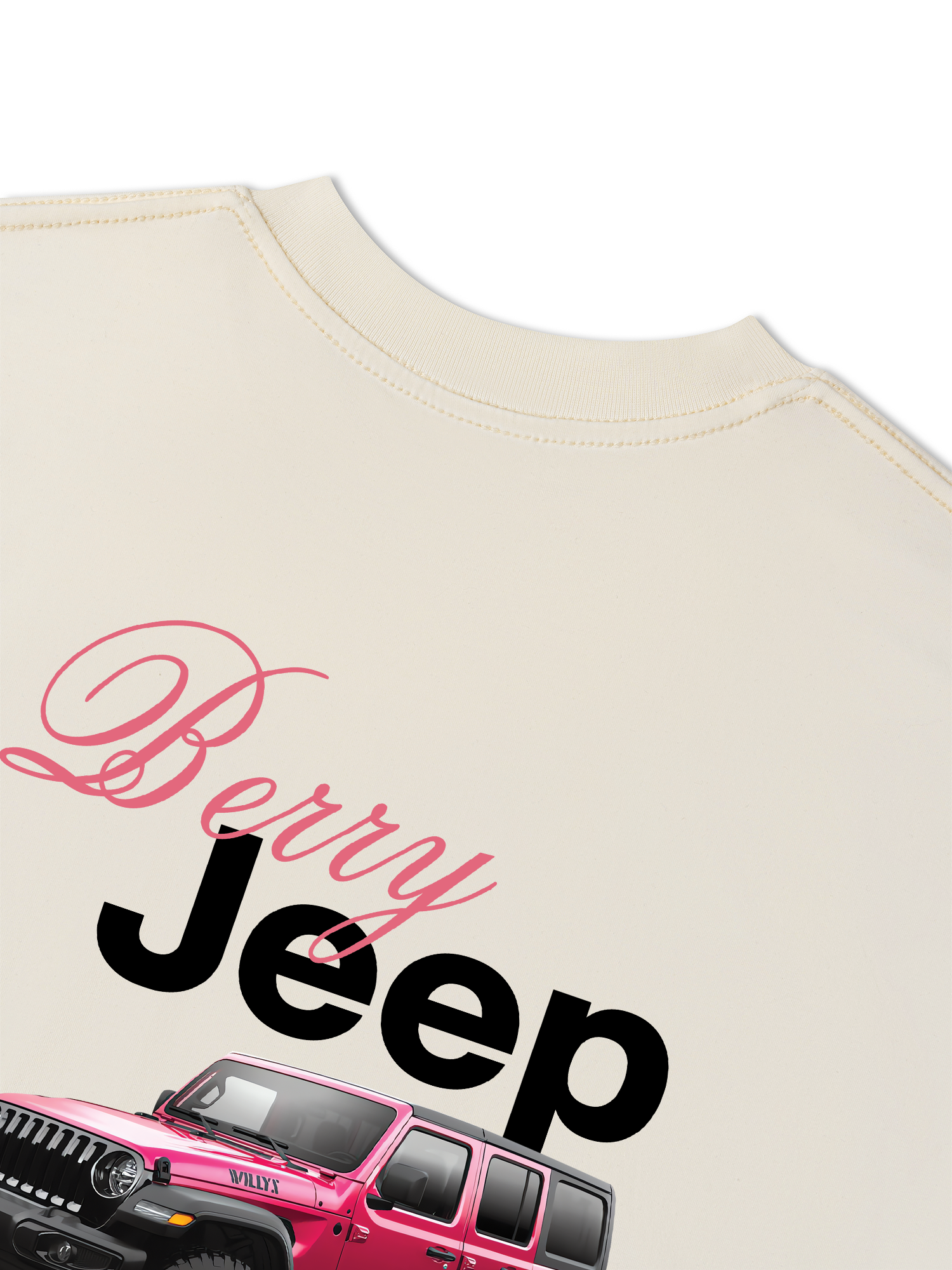 Áo Thun Relaxed Fit Berry Jeep
