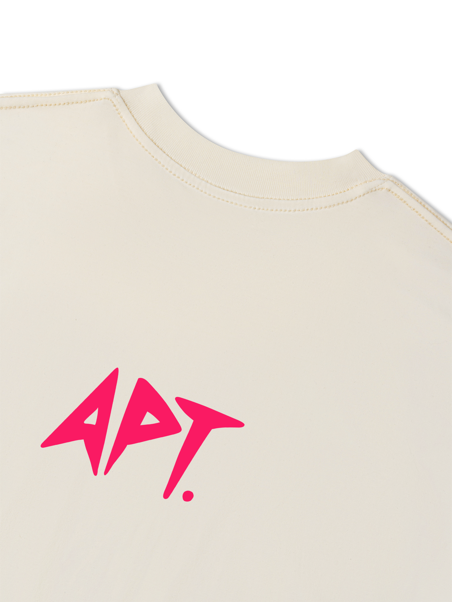 Áo Thun Relaxed Fit Black Pink Cute APT