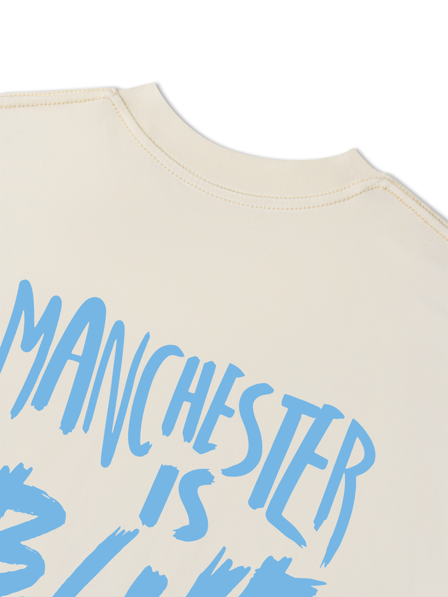 Áo Thun Relaxed Fit Soccer Manchester is Blue