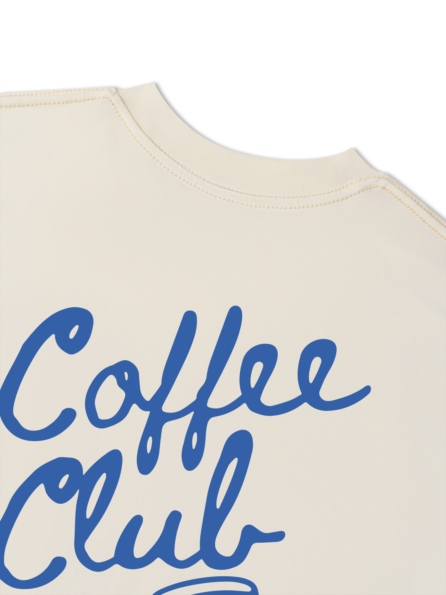 Áo Thun Relaxed Fit Coffee Club Blue