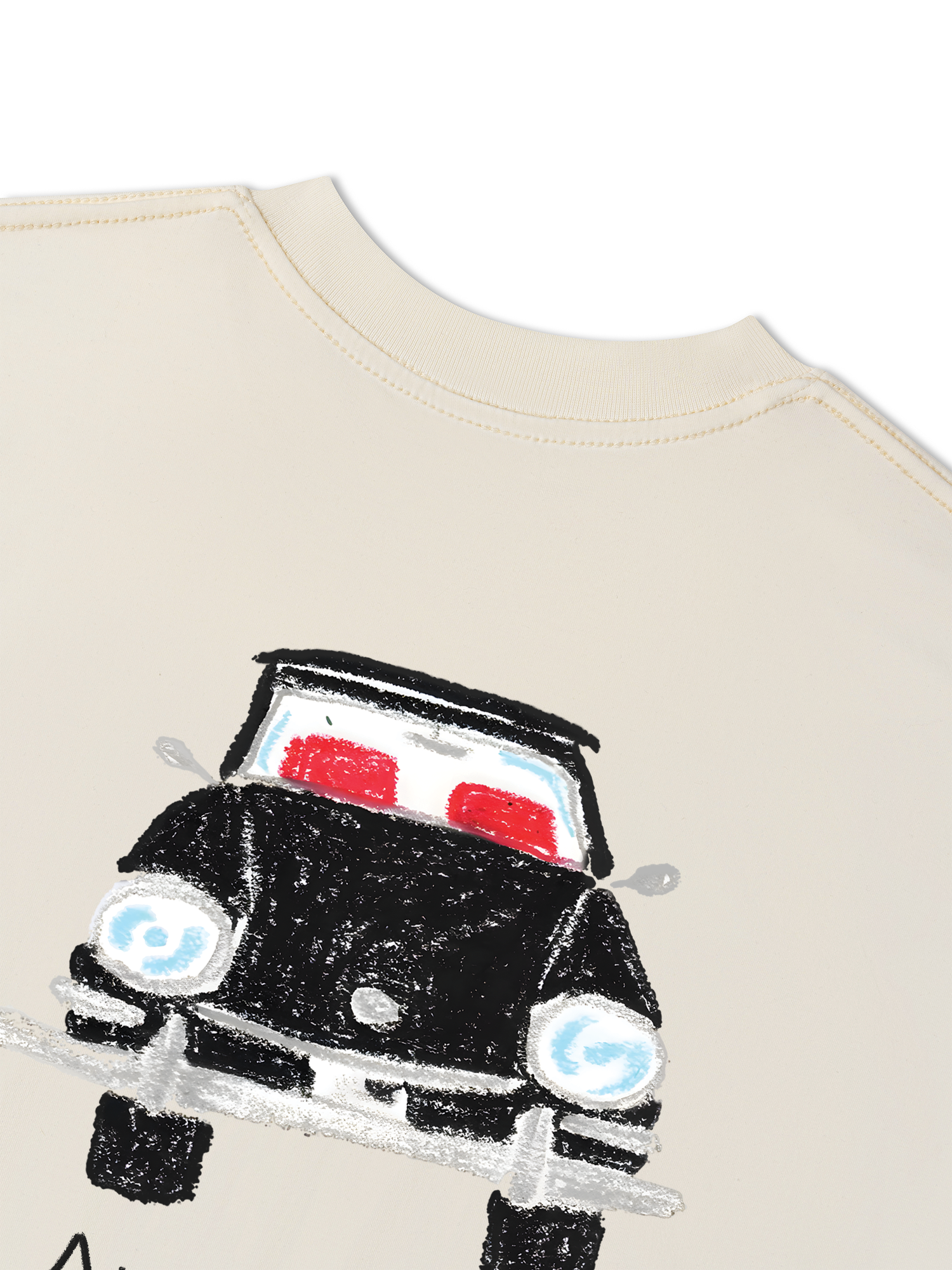 Áo Thun Relaxed Fit Classic Car Dream Crayon