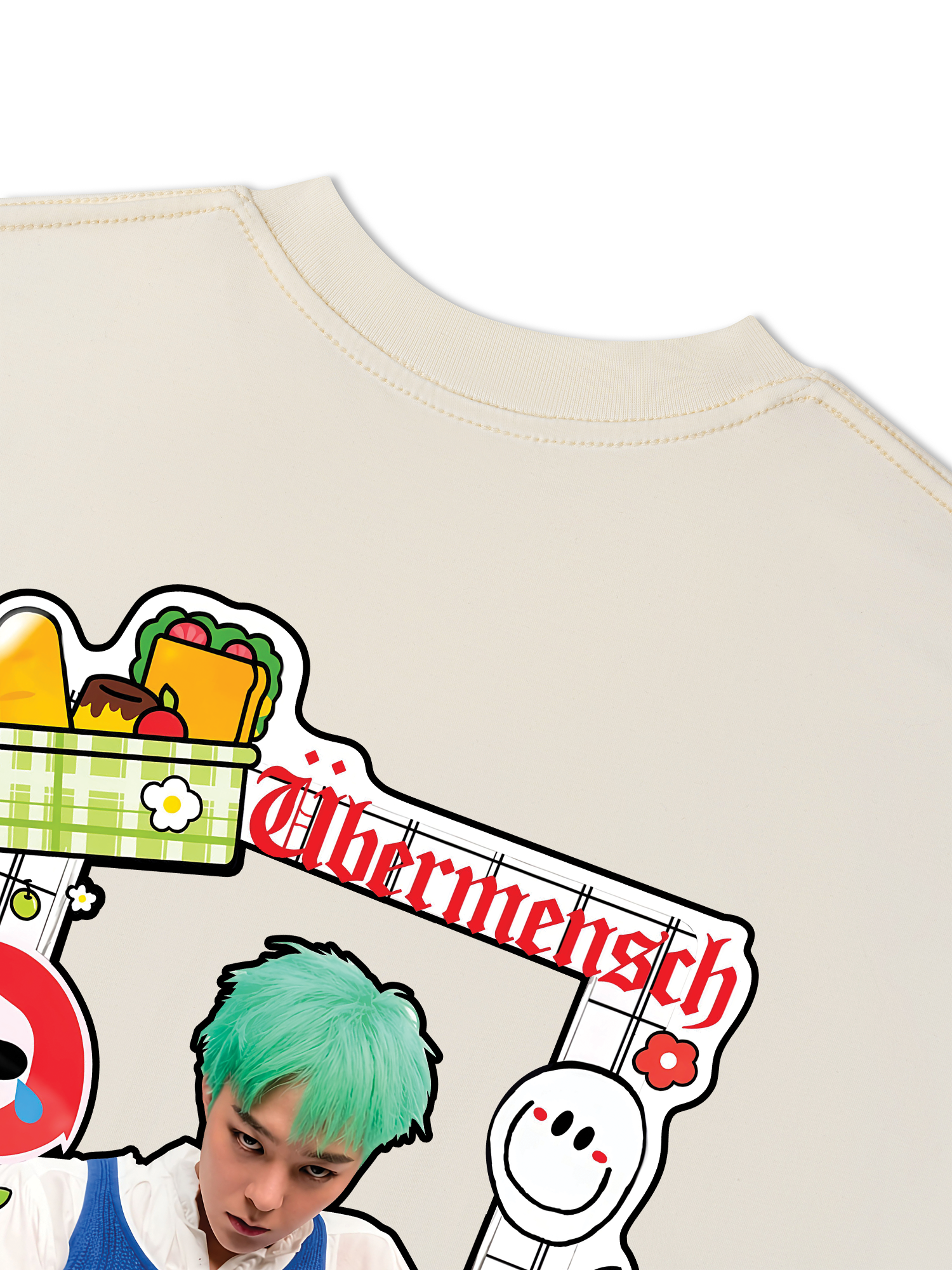 Áo Thun Relaxed Fit Idols G-Dragon Übermensch Frame