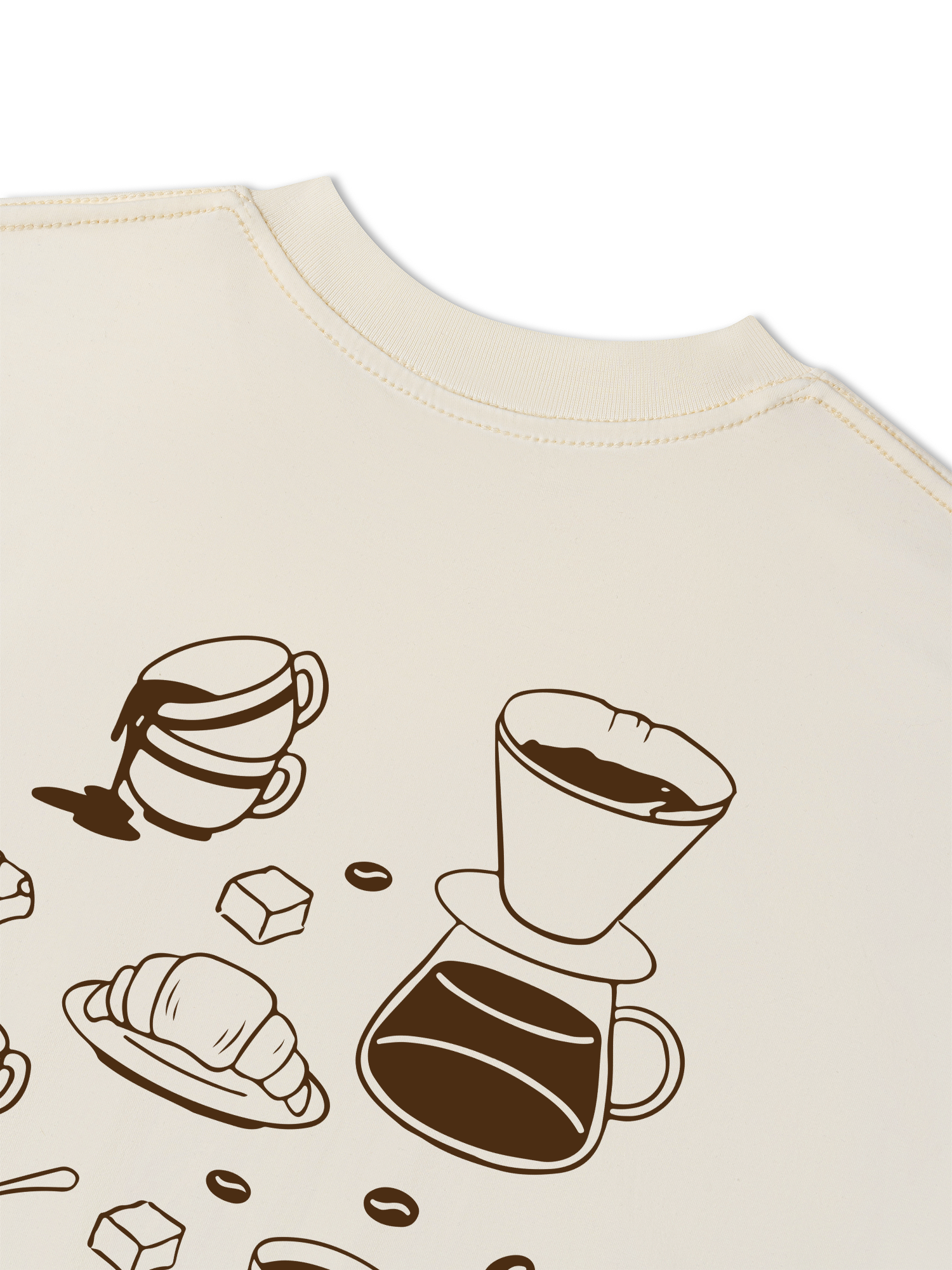 Áo Thun Relaxed Fit Daily Cup I Need Coffee Right Now