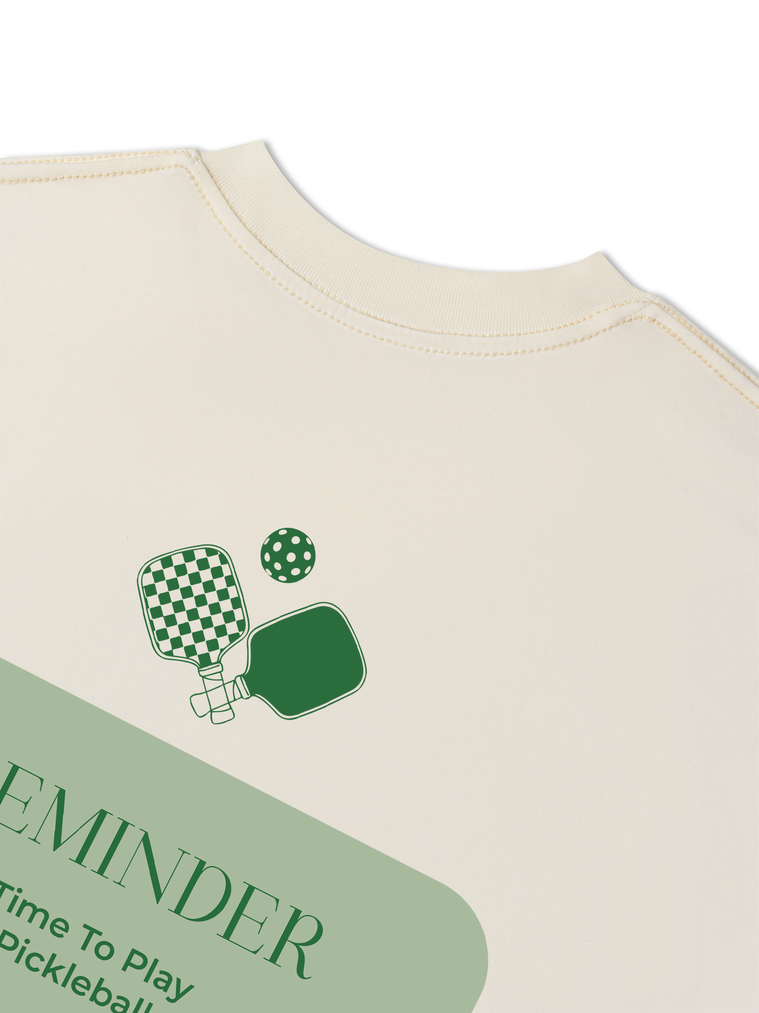 Áo Thun Relaxed Fit Reminder Time To Play Pickleball