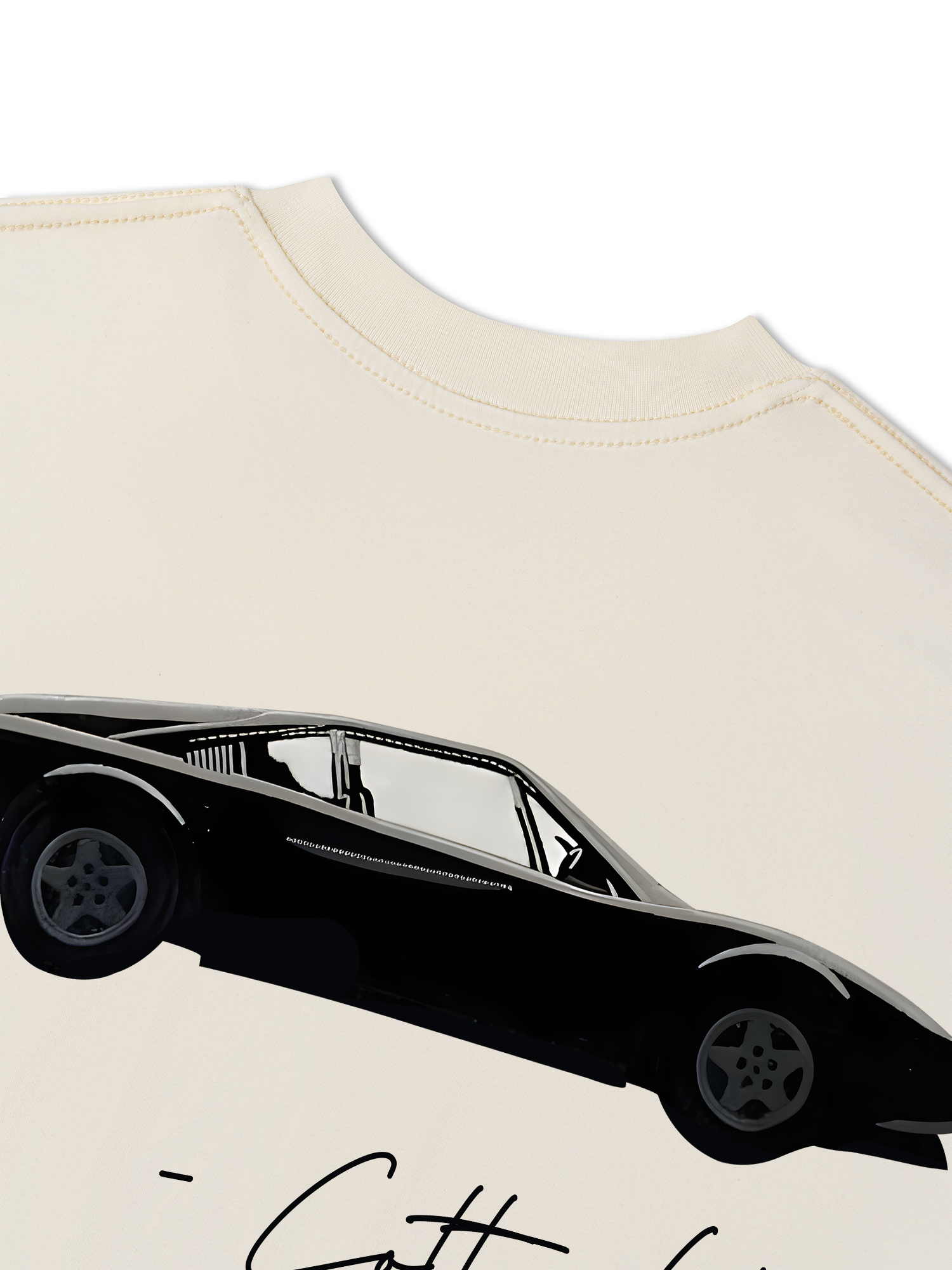 Áo Thun Relaxed Fit Classic Car Black