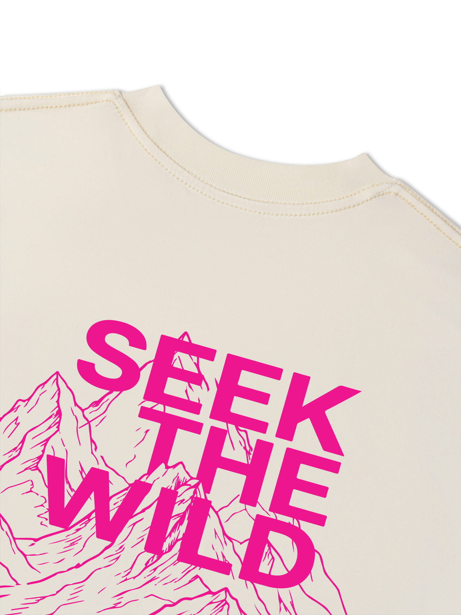 Áo Thun Relaxed Fit Adventure Pink Seek The Wild 9
