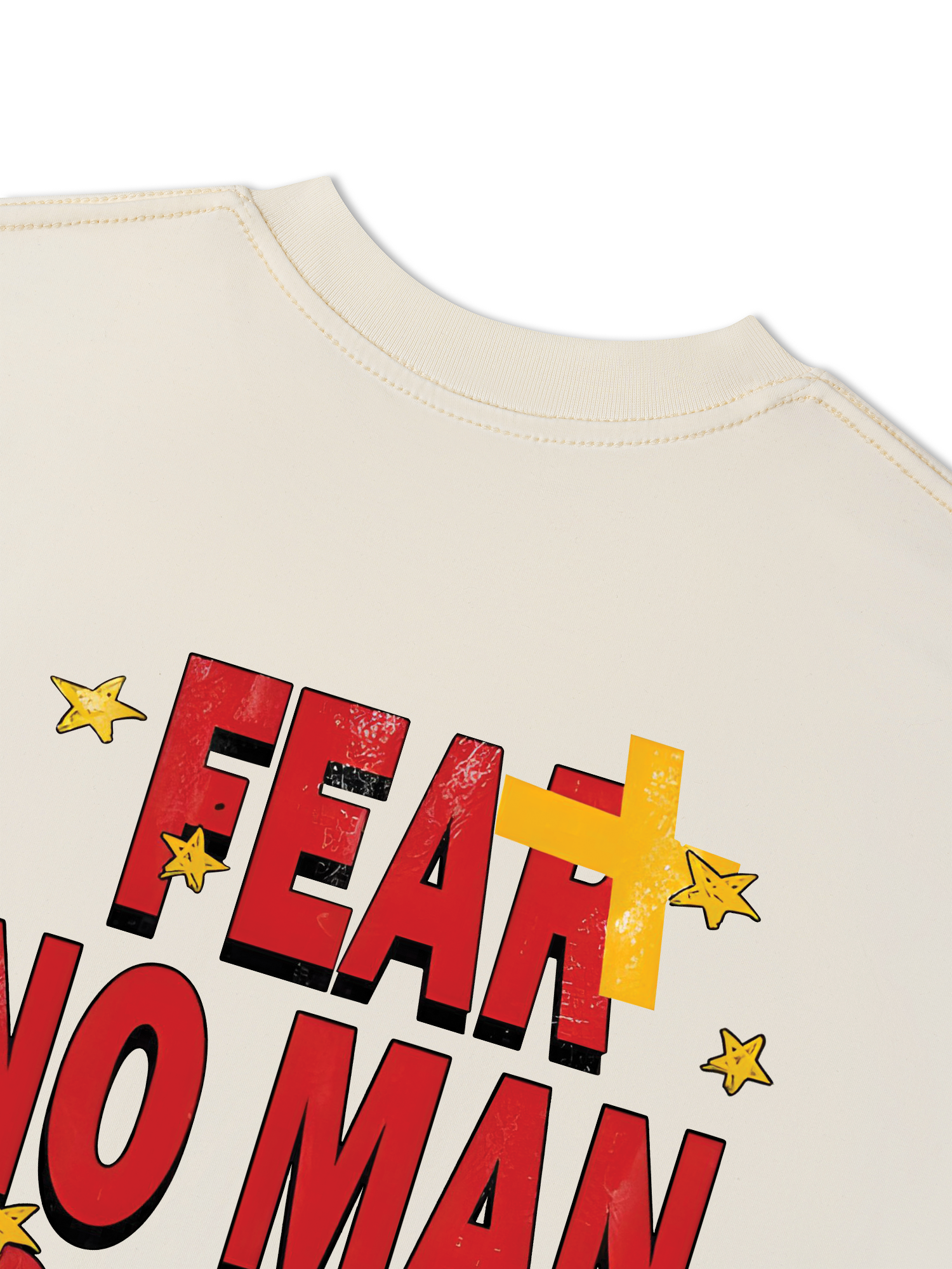Áo Thun Relaxed Fit Rapper Rodman Fear No Man Nor God