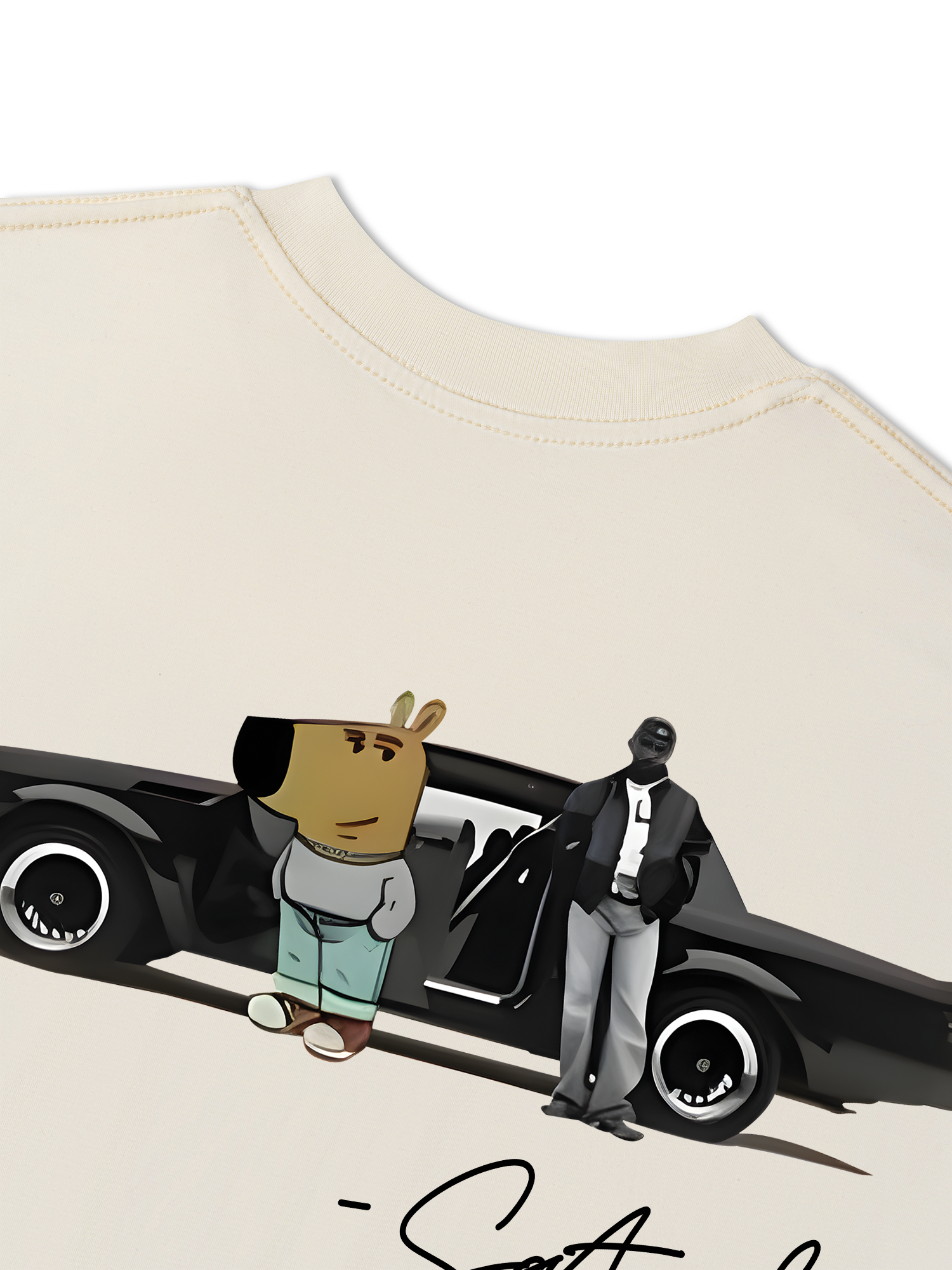 Áo Thun Relaxed Fit Classic Car Saturday