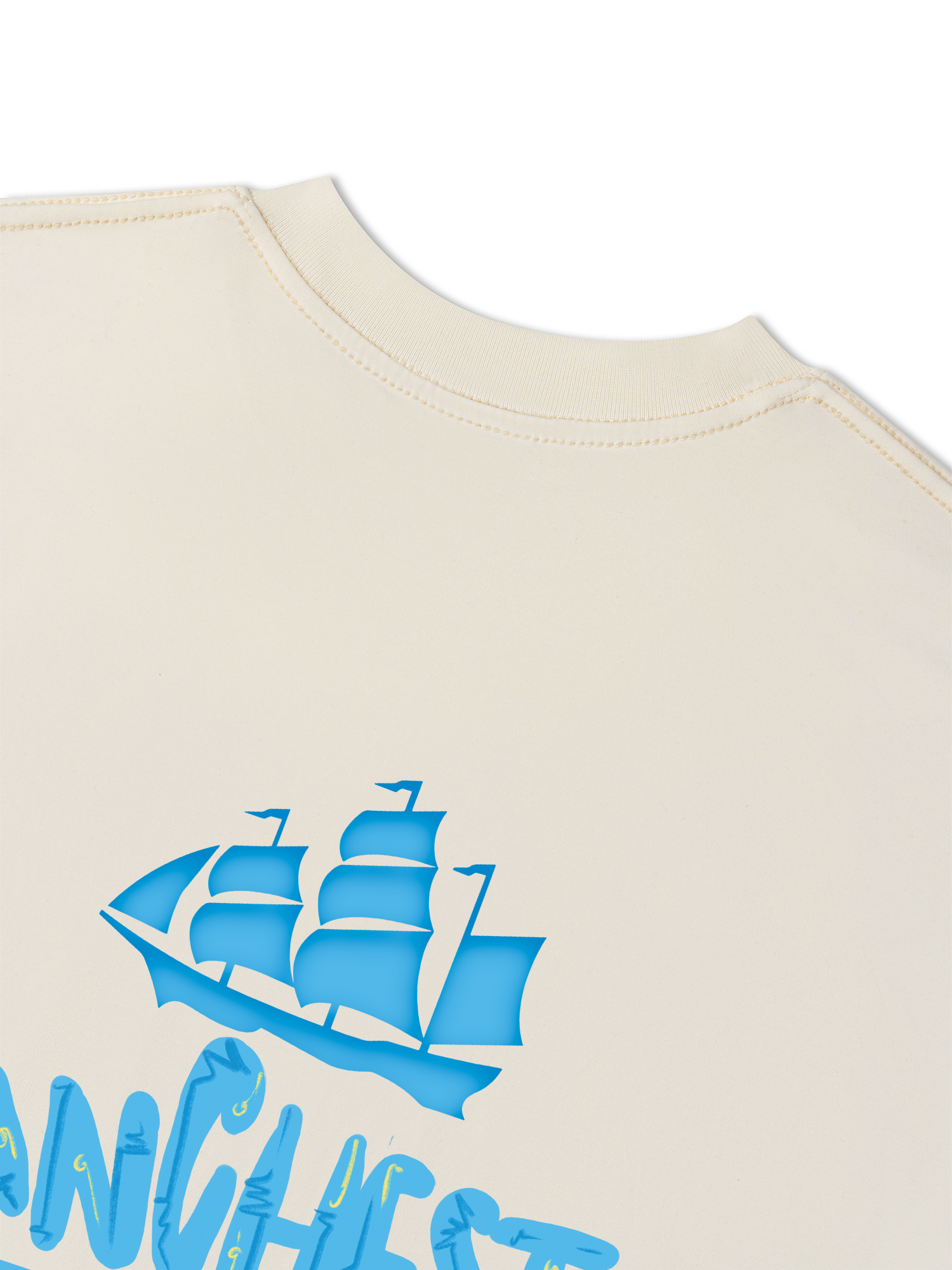 Áo Thun Relaxed Fit Manchester Is Blue Ver 2