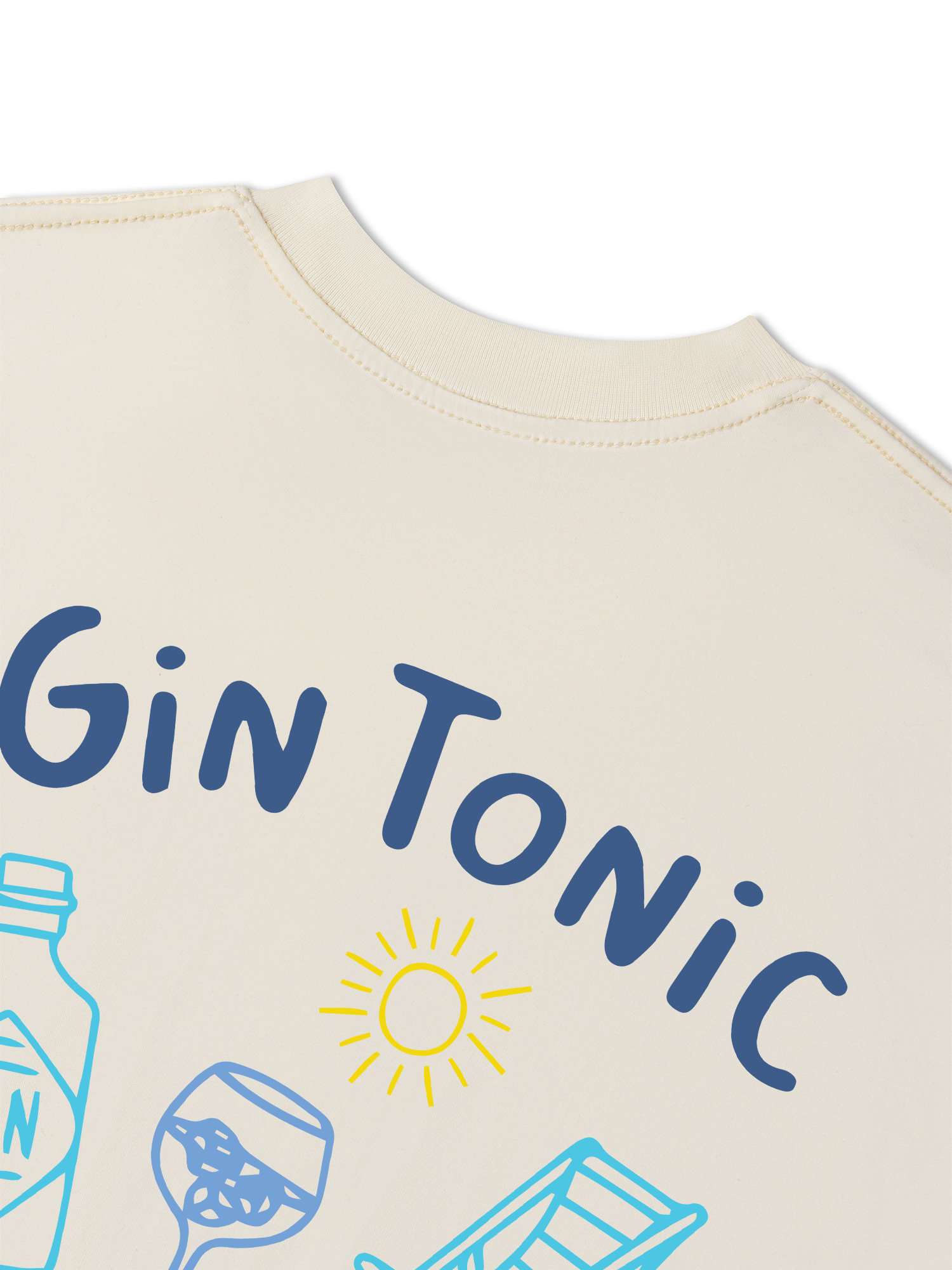 Áo Thun Relaxed Fit Gin Tonic Beach Club