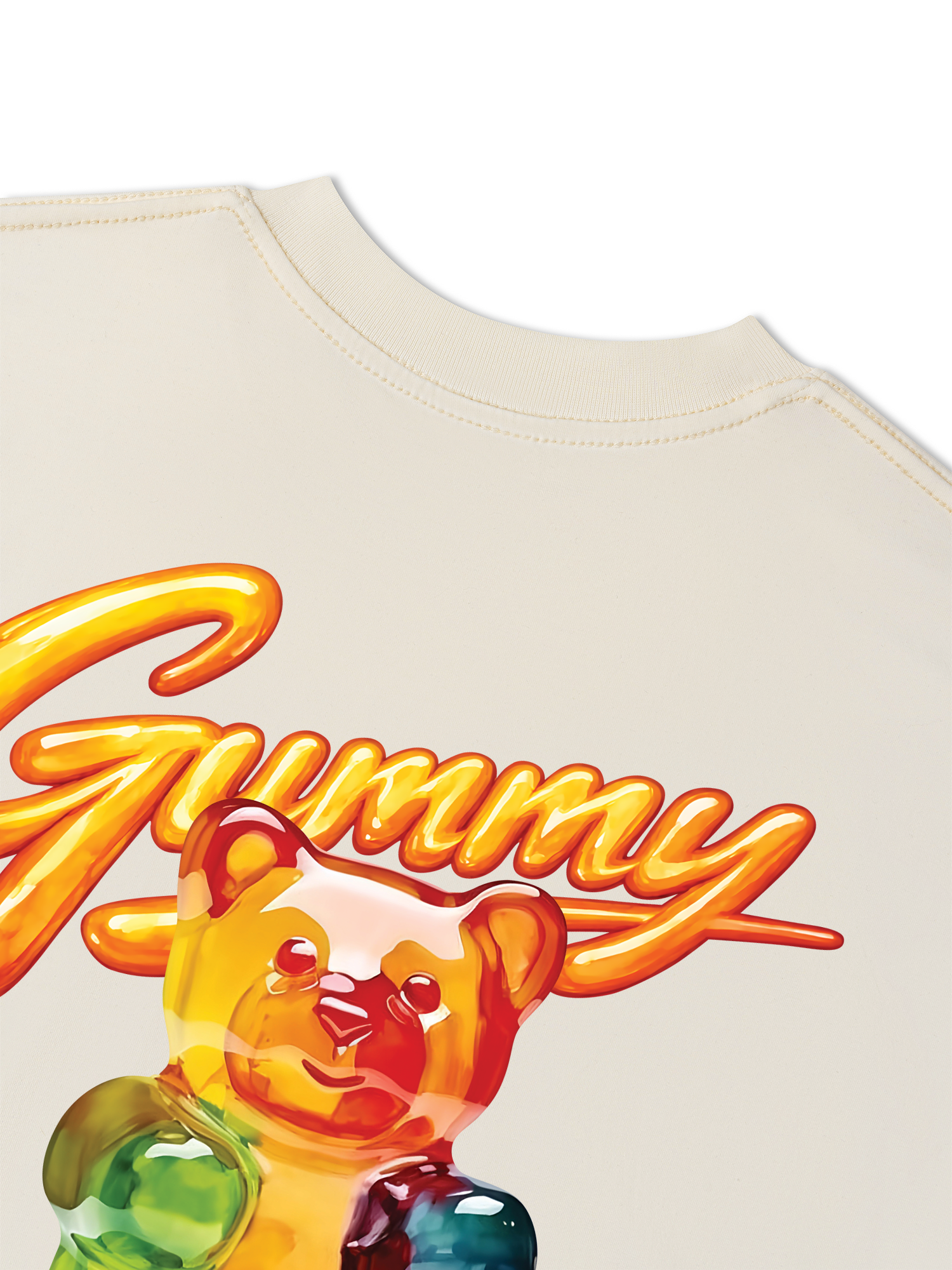 Áo Thun Relaxed Fit Orange Gummy Bear