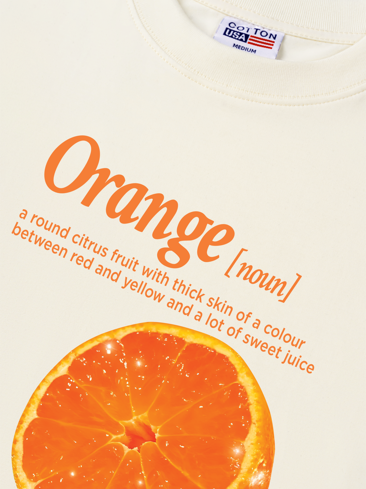 Áo Thun Relaxed Fit Tropical Orange